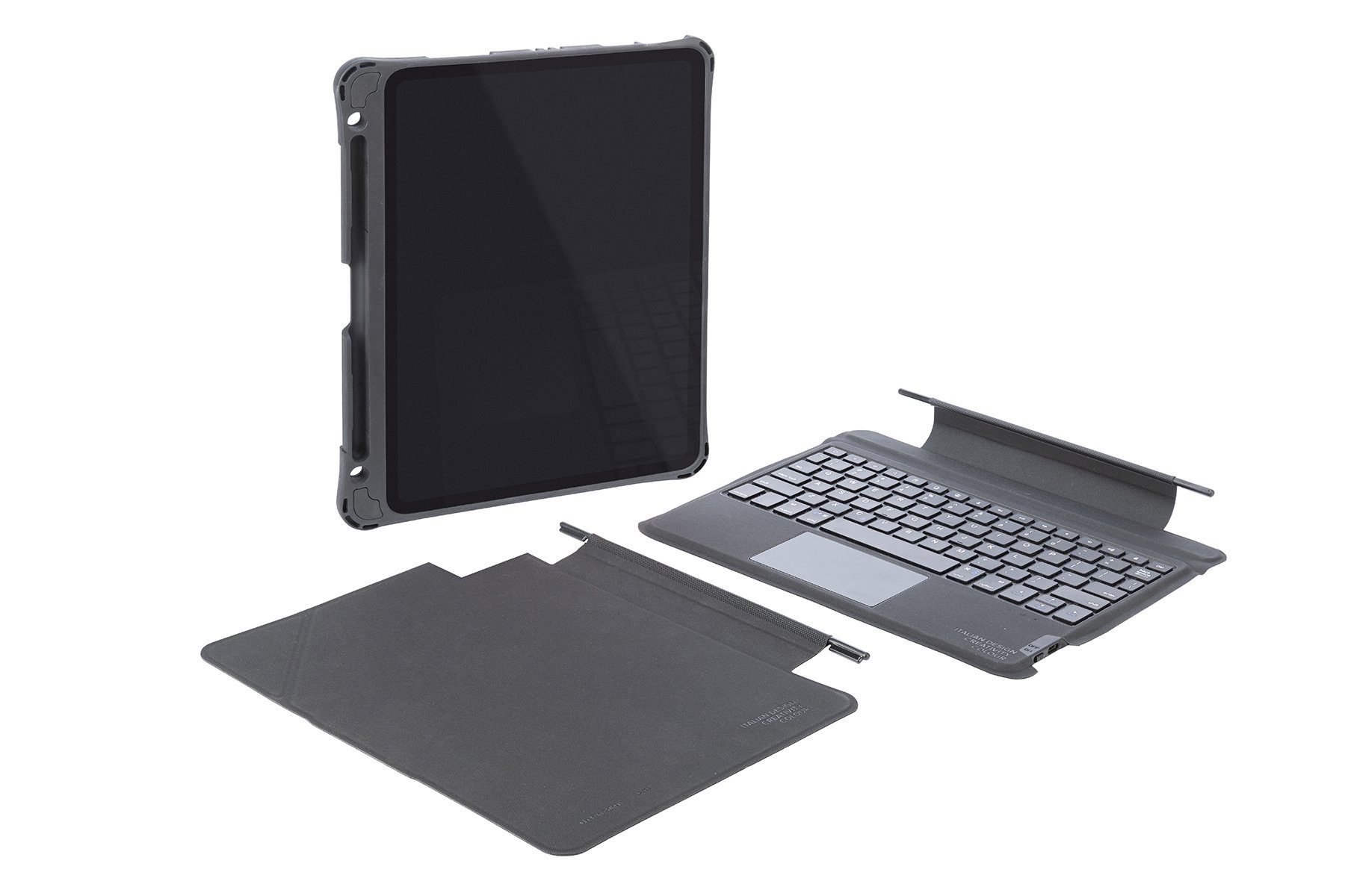 Tucano Laptop-Hülle Tasto, Ultra Schutzcase, Bumper für iPad 10,2 mit  Tastatur und Trackpad