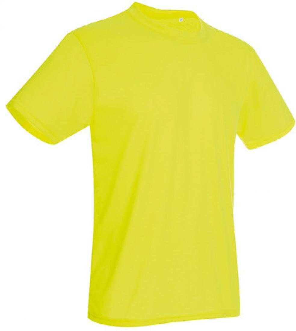 Stedman Trainingsshirt Crew Neck Herren Sport T-Shirt Active Cotton Touch