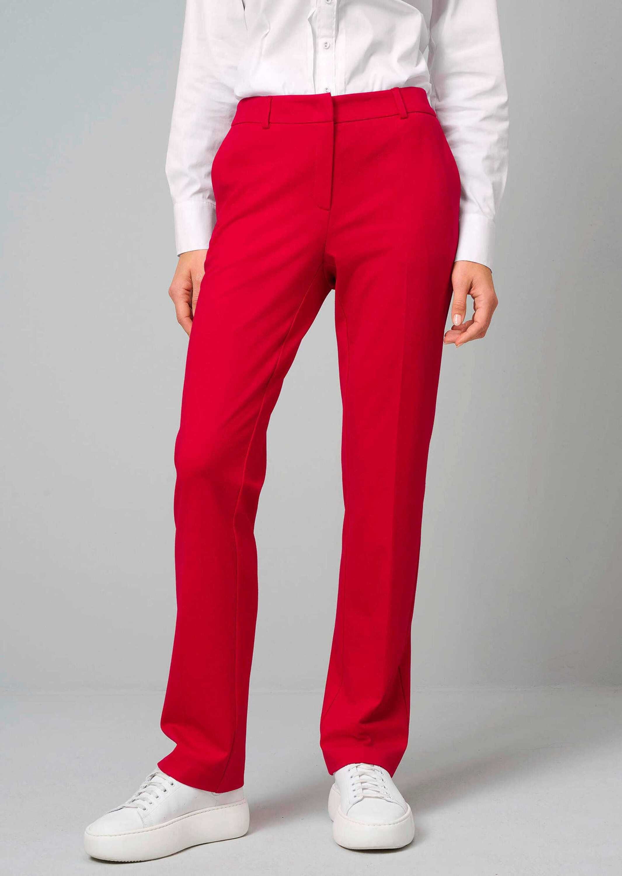 Stoffhose Hose mit geradem Bein
