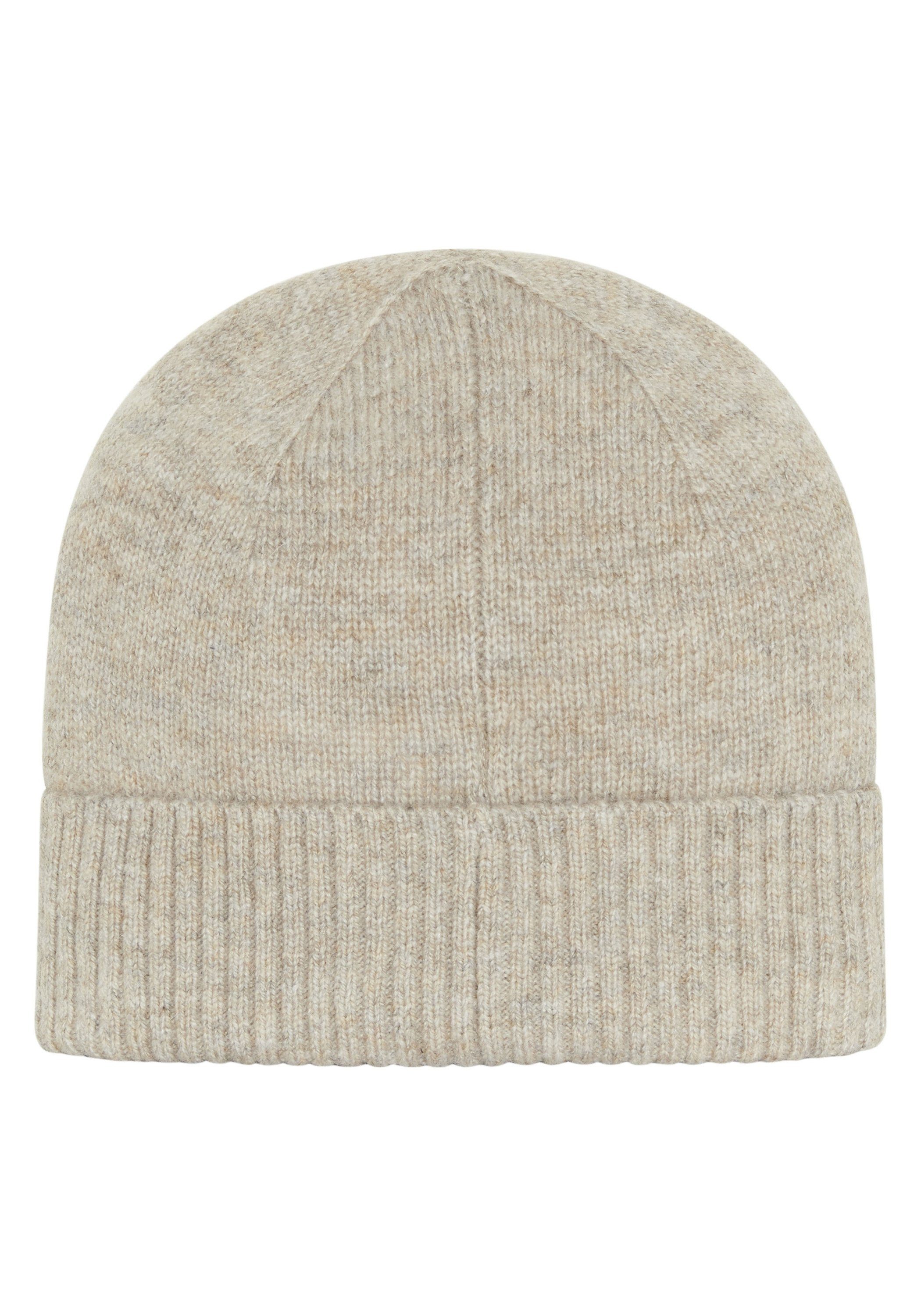 gesticktem Melange Label-Symbol Oxford Sylt Beanie mit Tan 15-1306M Polo