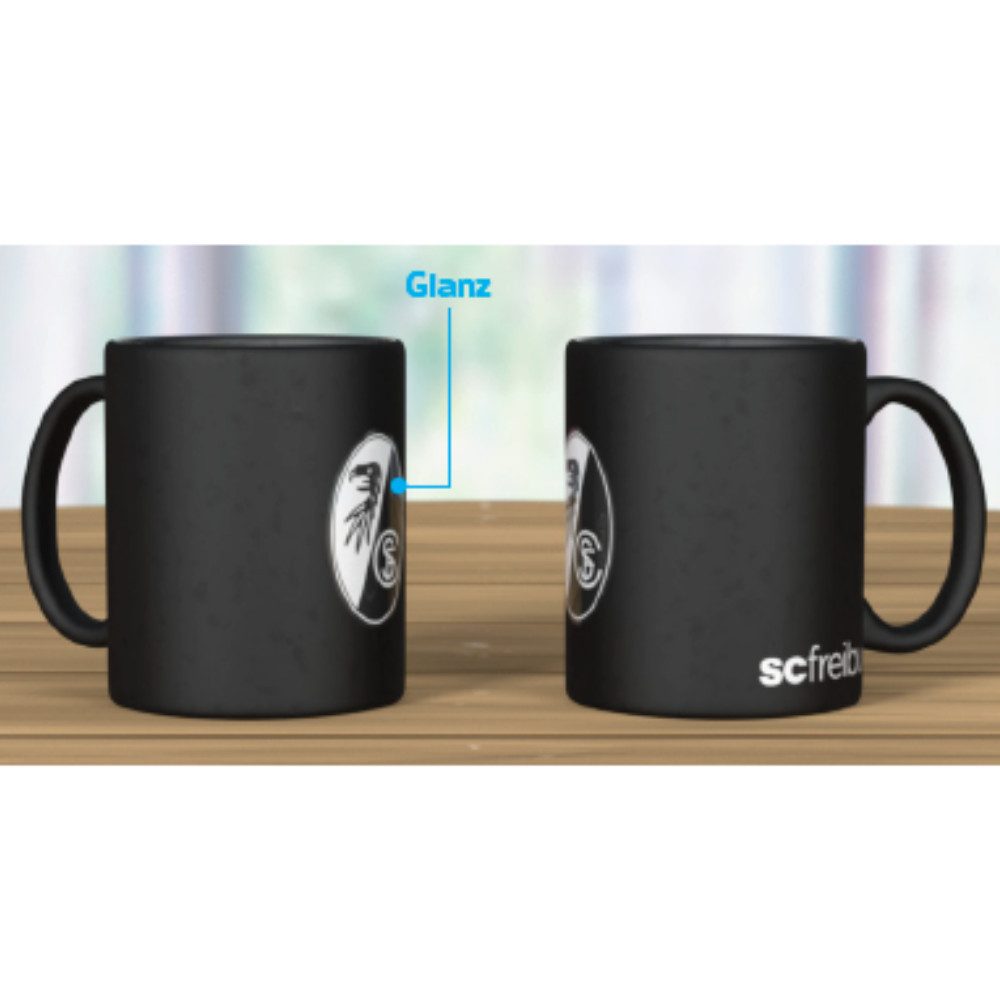 SC Freiburg Becher SC Freiburg Tasse "Softtouch", Steinzeug