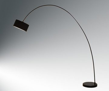 Kiom Stehlampe Bogenleuchte Elegant Arc black dimmbar H: 225 cm, mit Fußdimmer, Leuchtmittel nicht inklusive, Leuchtmittel abhängig