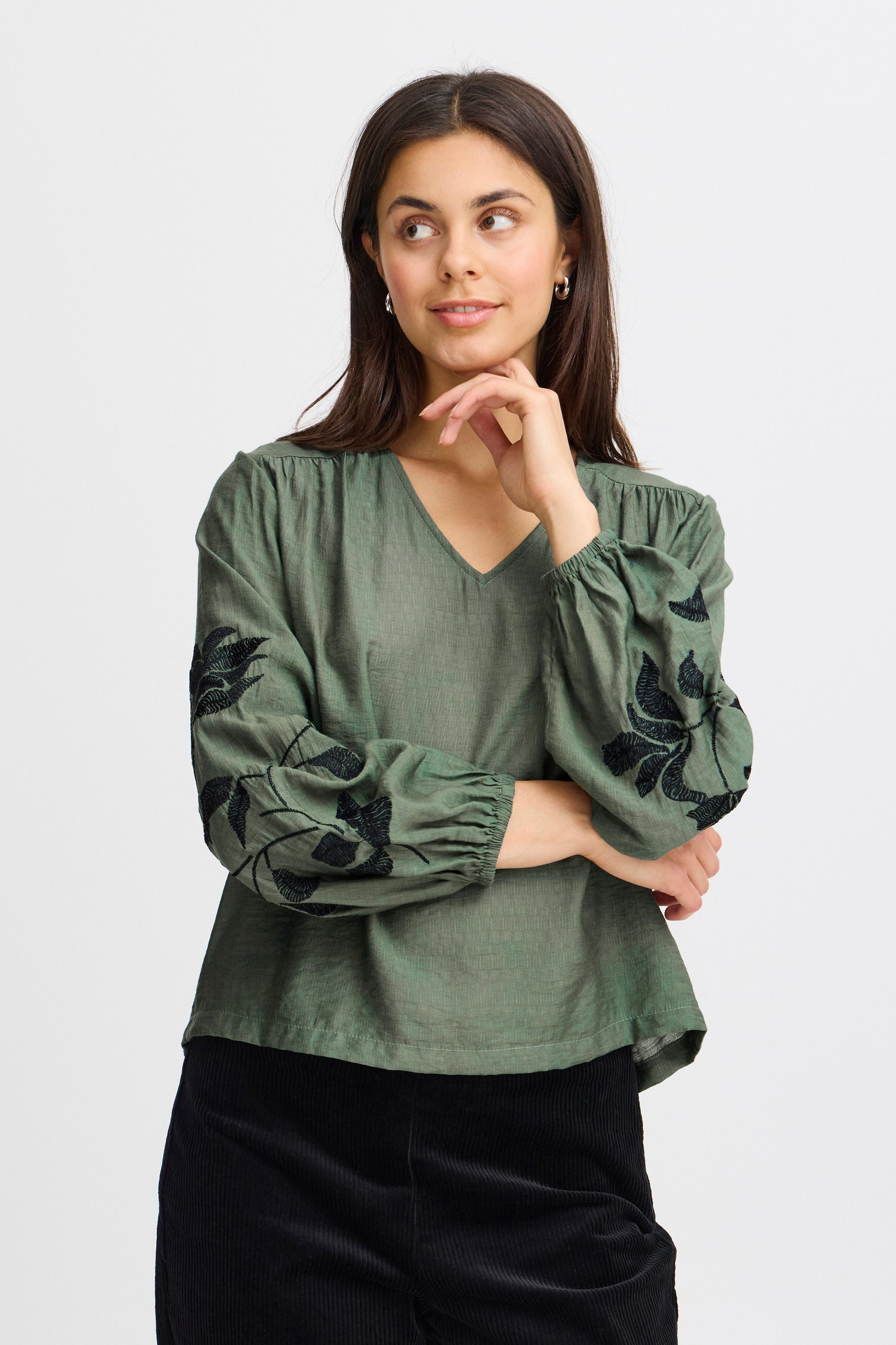 fransa Langarmbluse Langarmbluse