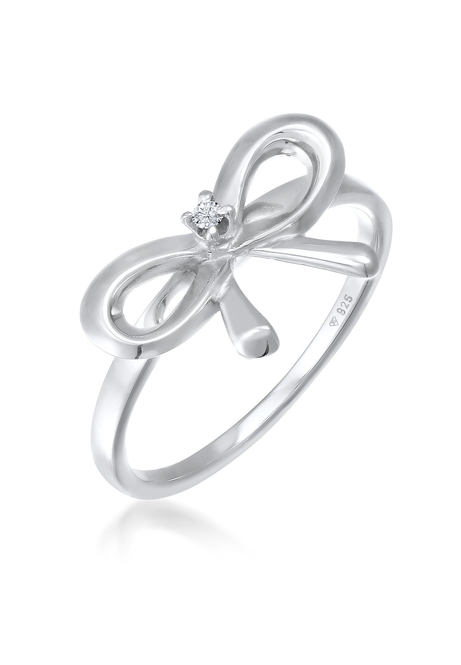 Elli DIAMONDS Verlobungsring Schleife Diamant Weiß günstig online kaufen
