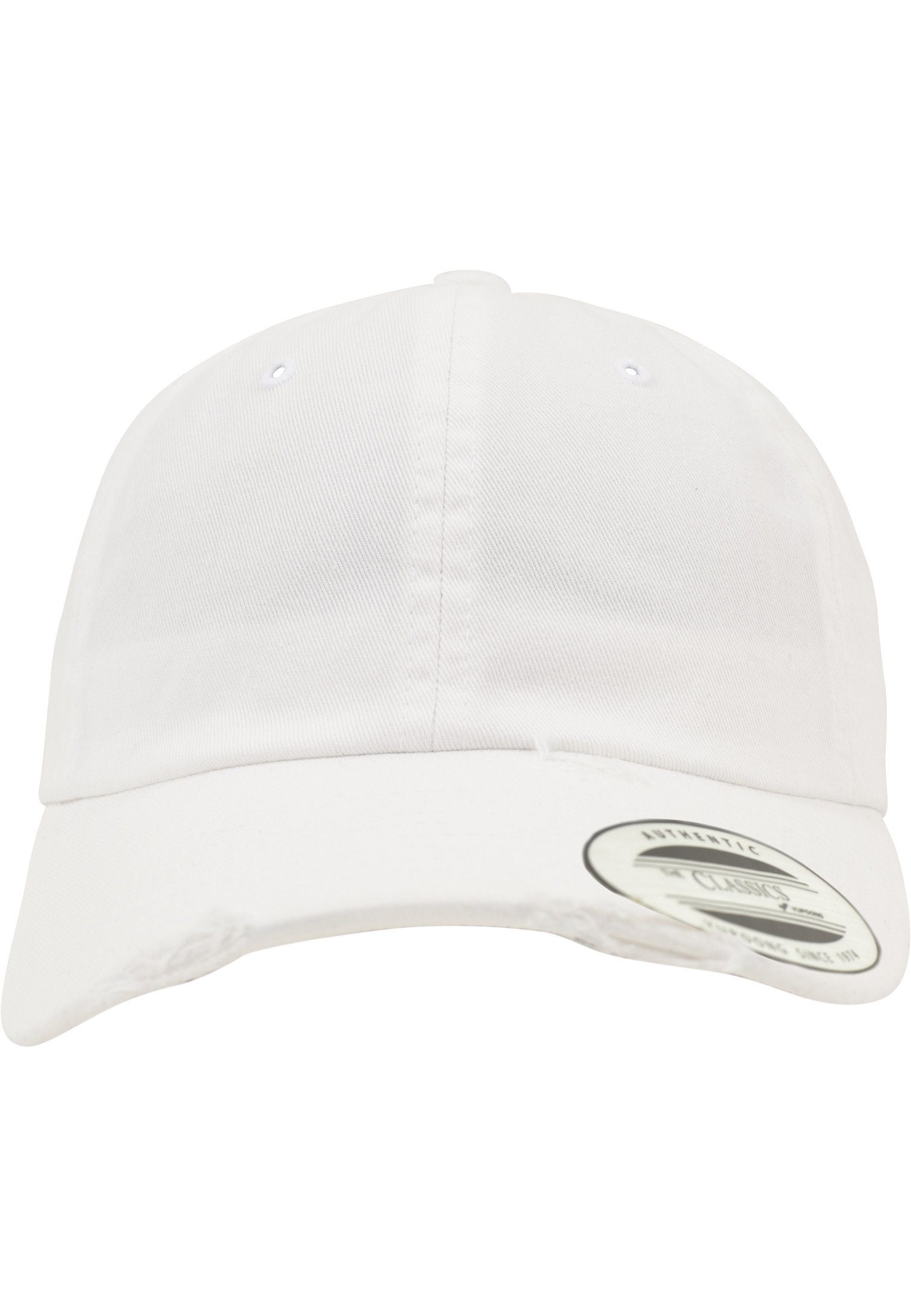 Destroyed Cap Accessoires Profile Low Flexfit white Flex Cap