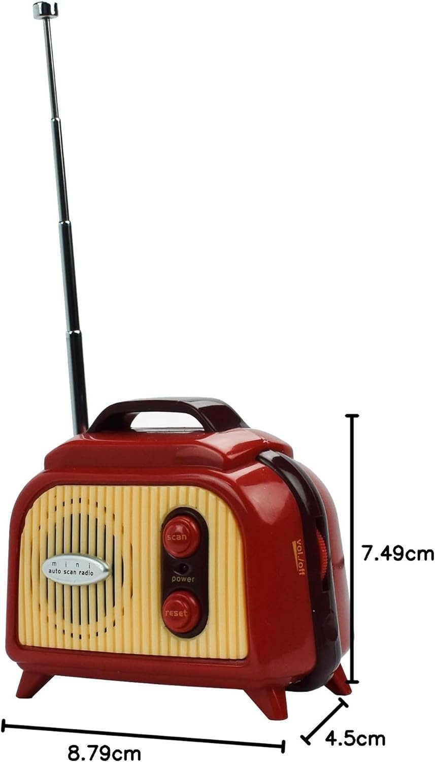 Legami Spiel LEGAMI Mini Radio – Tragbares FM-Radio im Retro-Design