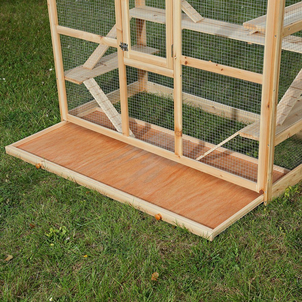 Mucola Kleintierkäfig Nagerkäfig XXL Villa Hamsterkäfig Mäusekäfig Kleintierkäfig, verzinkt