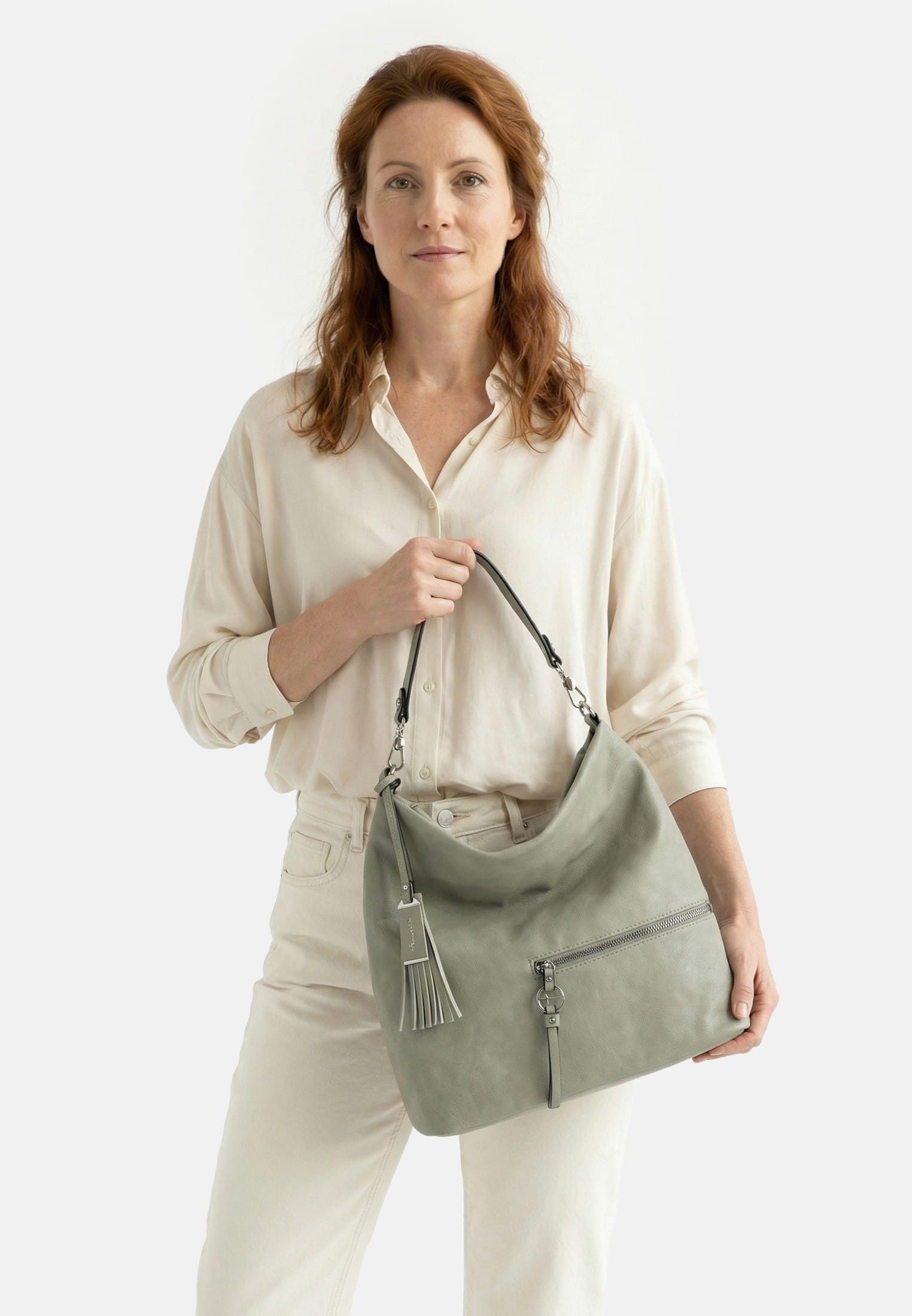 Tamaris Beuteltasche TAS Nele, Logo Anhänger
