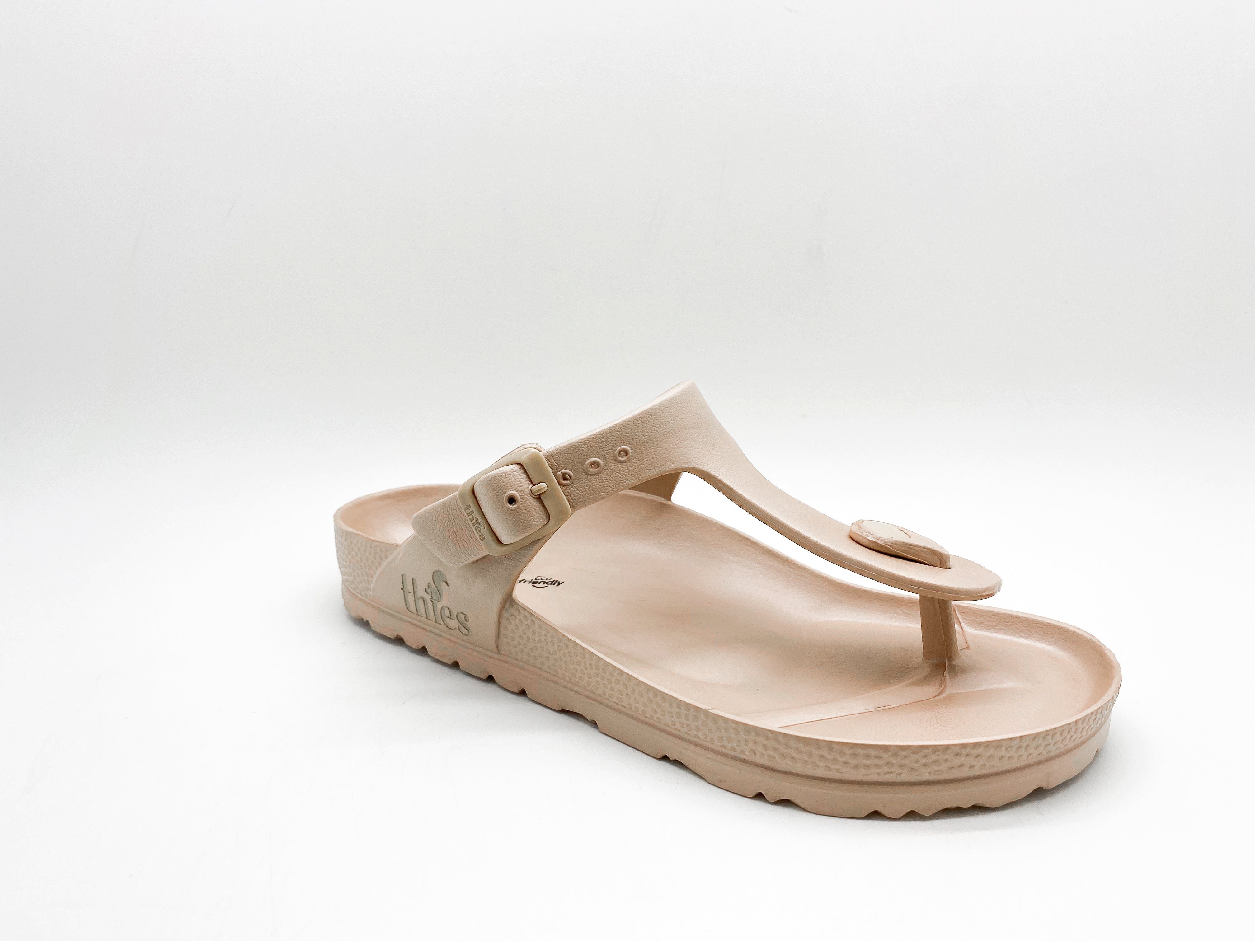 Sandale 1856 Bronze Sandal Ecofoam thies Vegan Thong