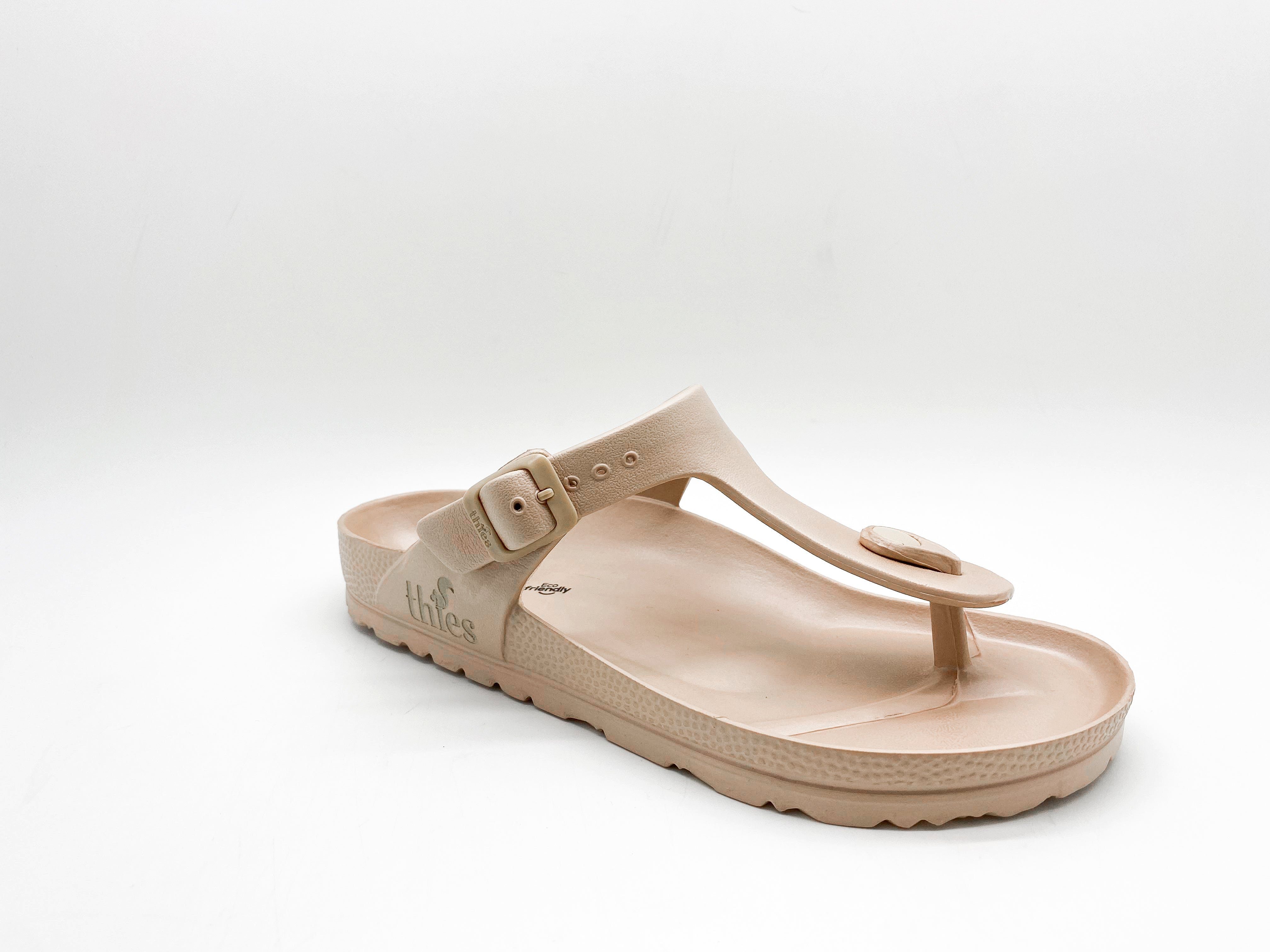 thies Bronze Vegan Ecofoam Sandal Sandale Thong 1856