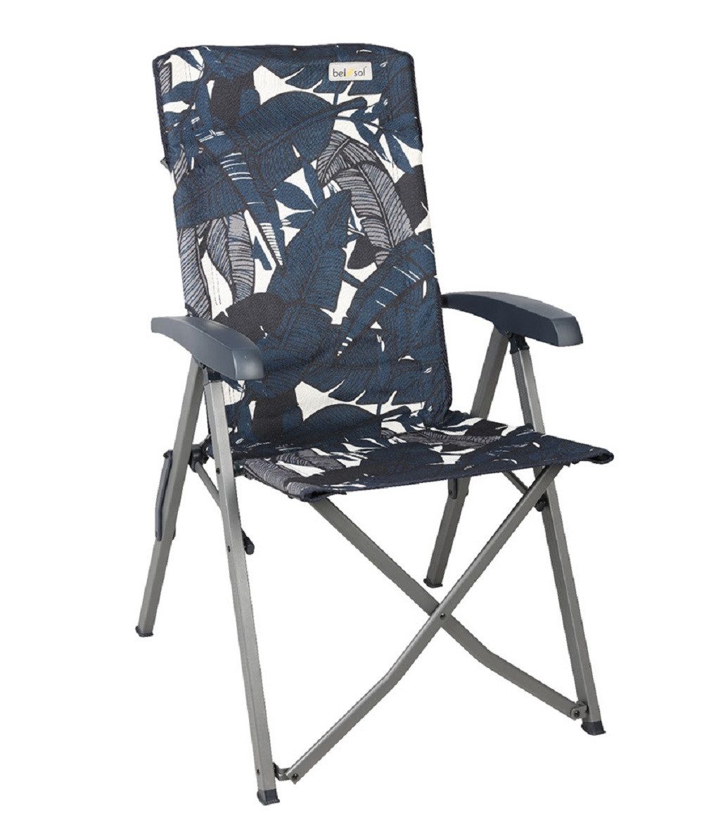 Bel-Sol Campingstuhl Diva blau faltbar klappbar Gartenstuhl Klappstuhl Alu günstig online kaufen