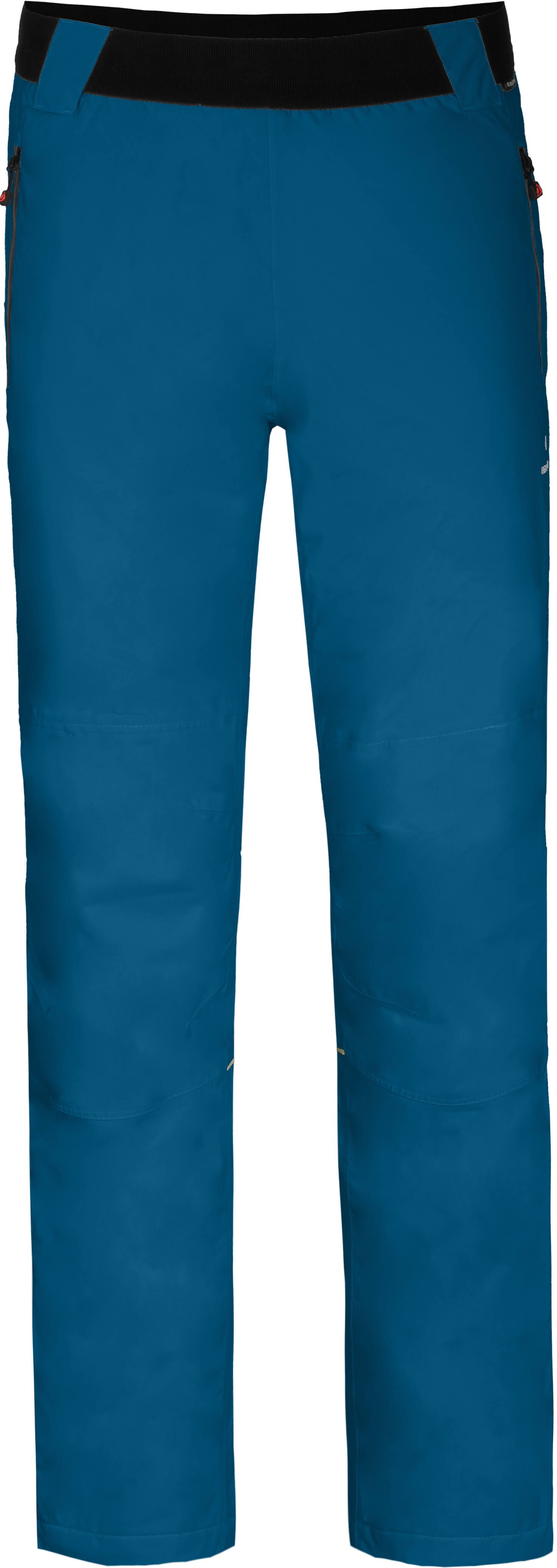 Bergson Regenhose VARKAUS Thermo Herren (Über) Regenhose, leicht wattiert, 12000 mm Wassersäule, Lang