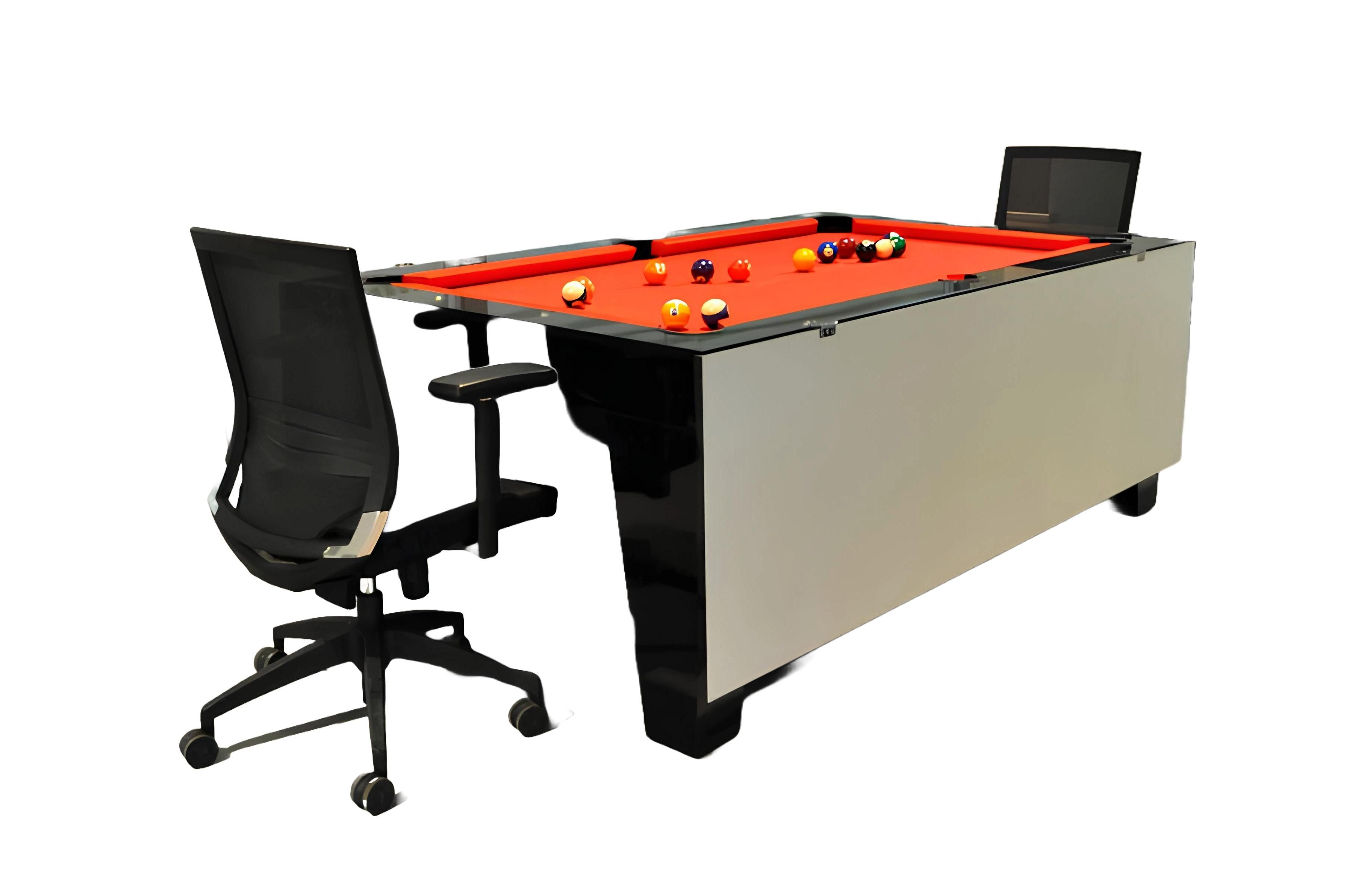 Billardtisch Konferenztisch mit 2-in-1 Funktion als Billardtisch, Holzdesign