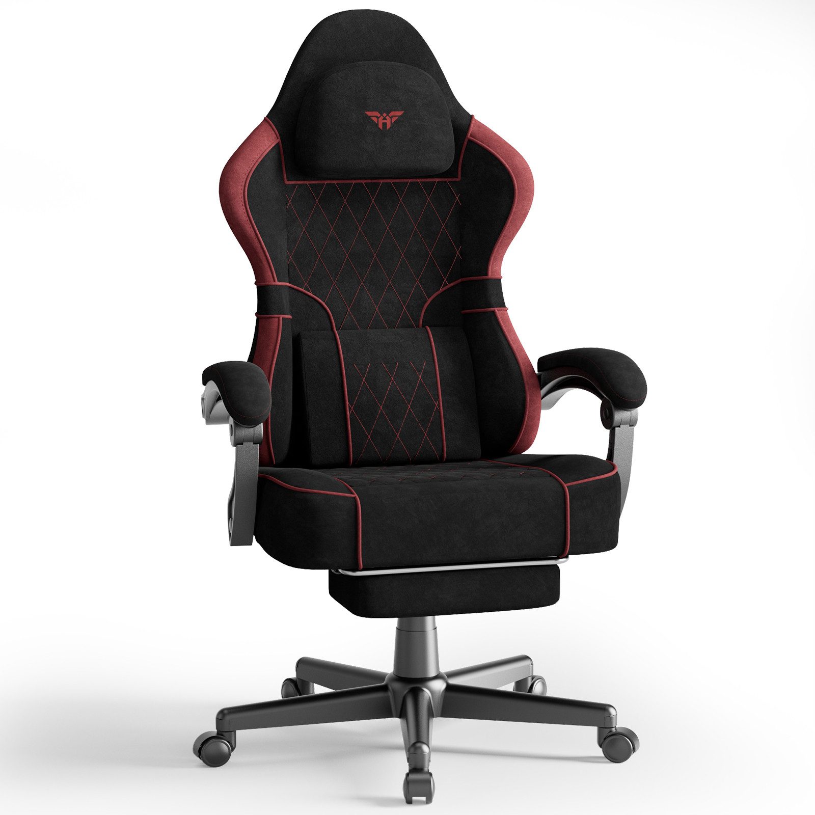Ferghana Gaming-Stuhl Ergonomisch, Gamer Chair mit verstellbare Kopfstütze günstig online kaufen