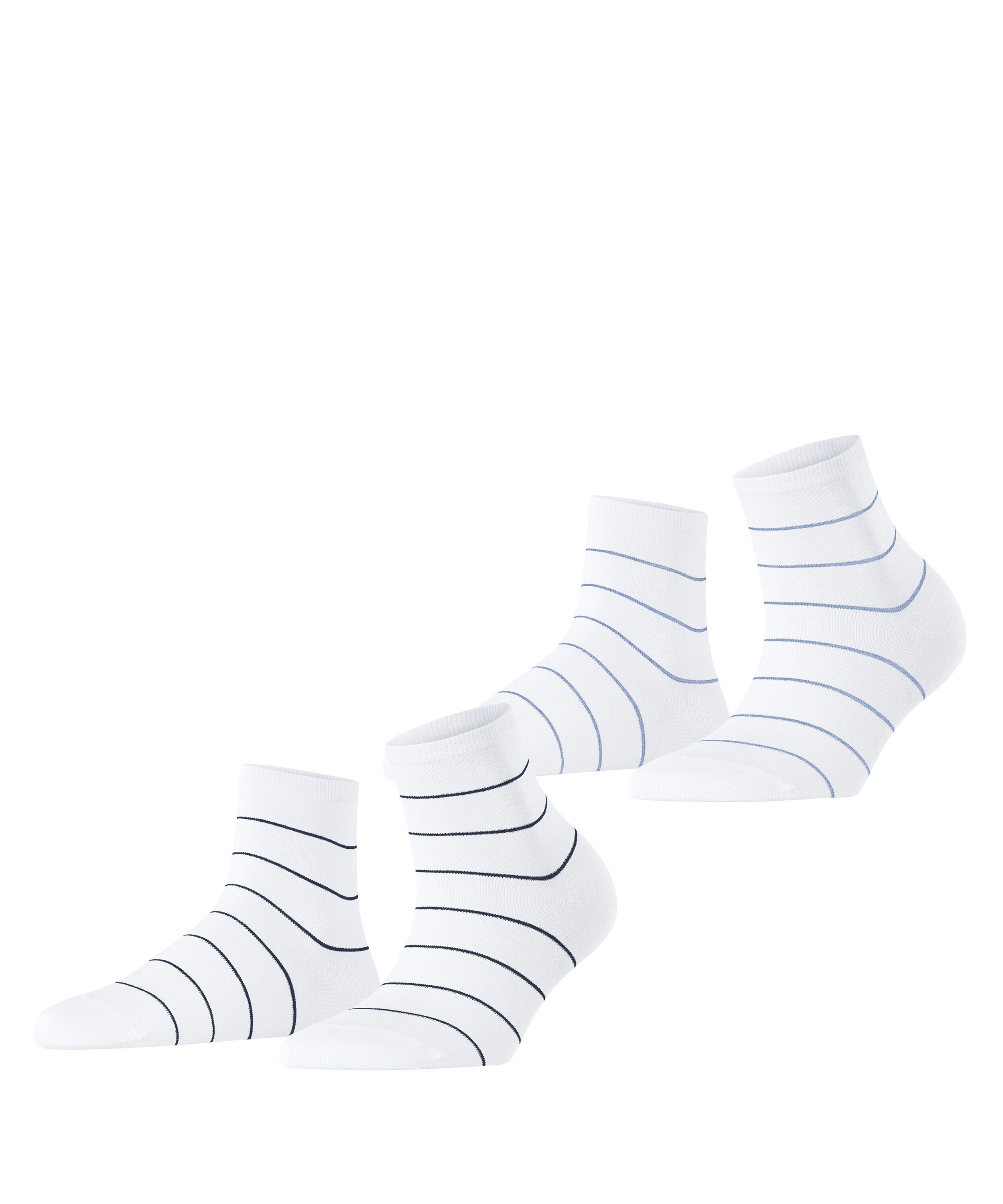 Esprit Kurzsocken Fine Line 2-Pack (2-Paar)