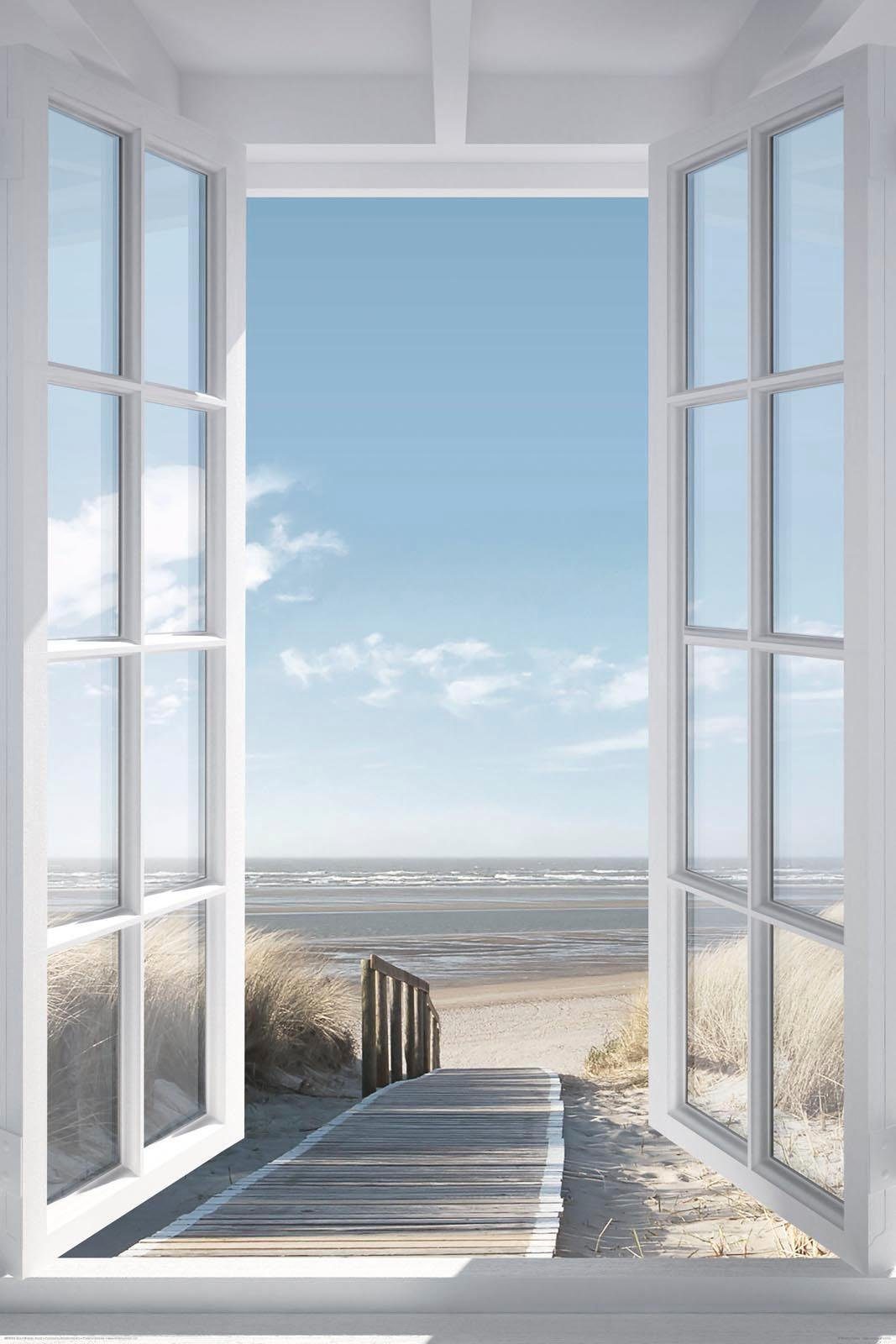 Deco-Panel »Fenster zur Nordsee«, Dekorativer Kunstdruck online kaufen