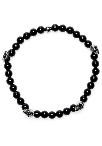 ROYAL EGO Браслет »Totenkopf - Lava бусинк...