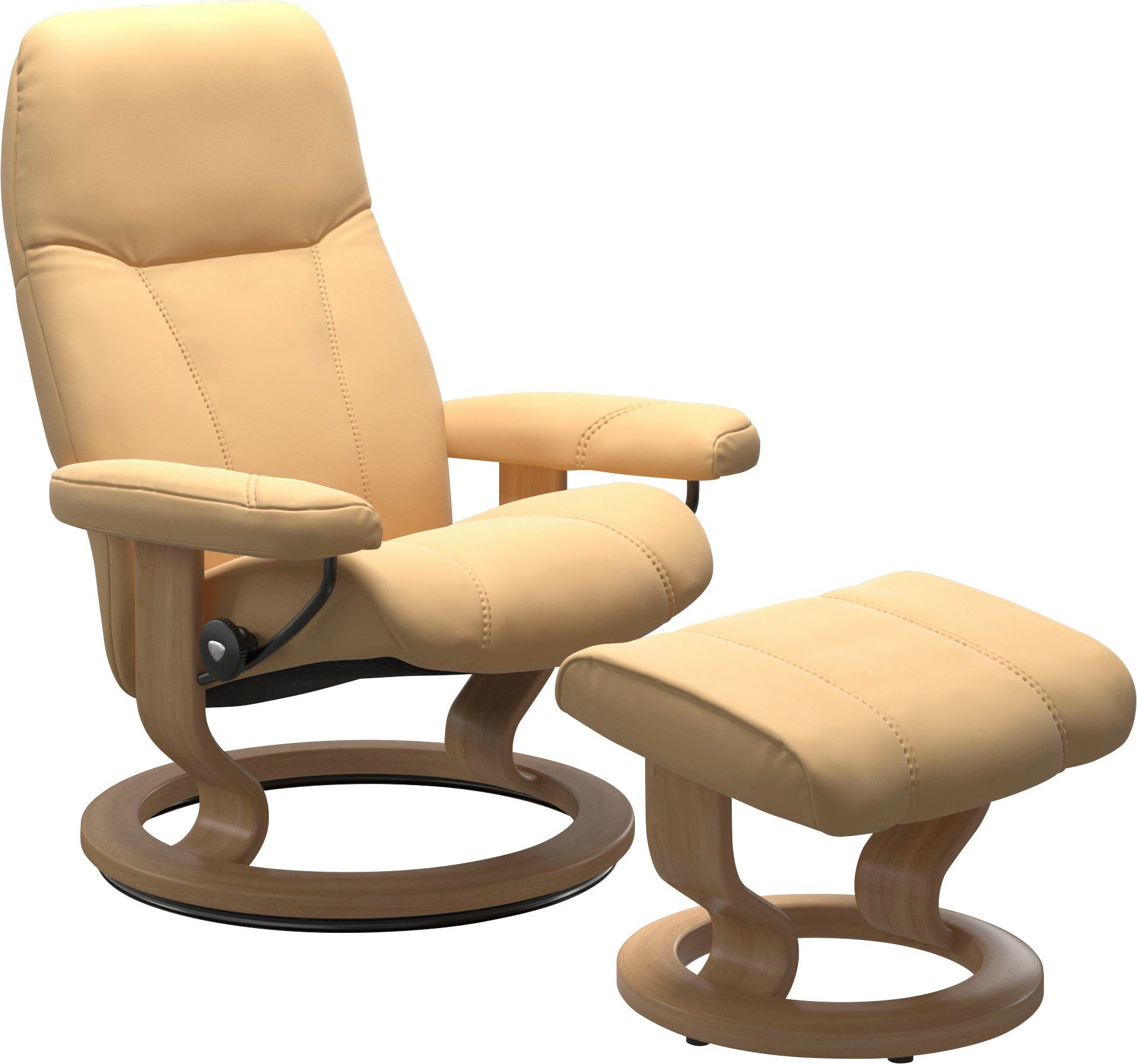 Stressless® Relaxsessel Consul, mit Classic Eiche Gestell Größe Base, L