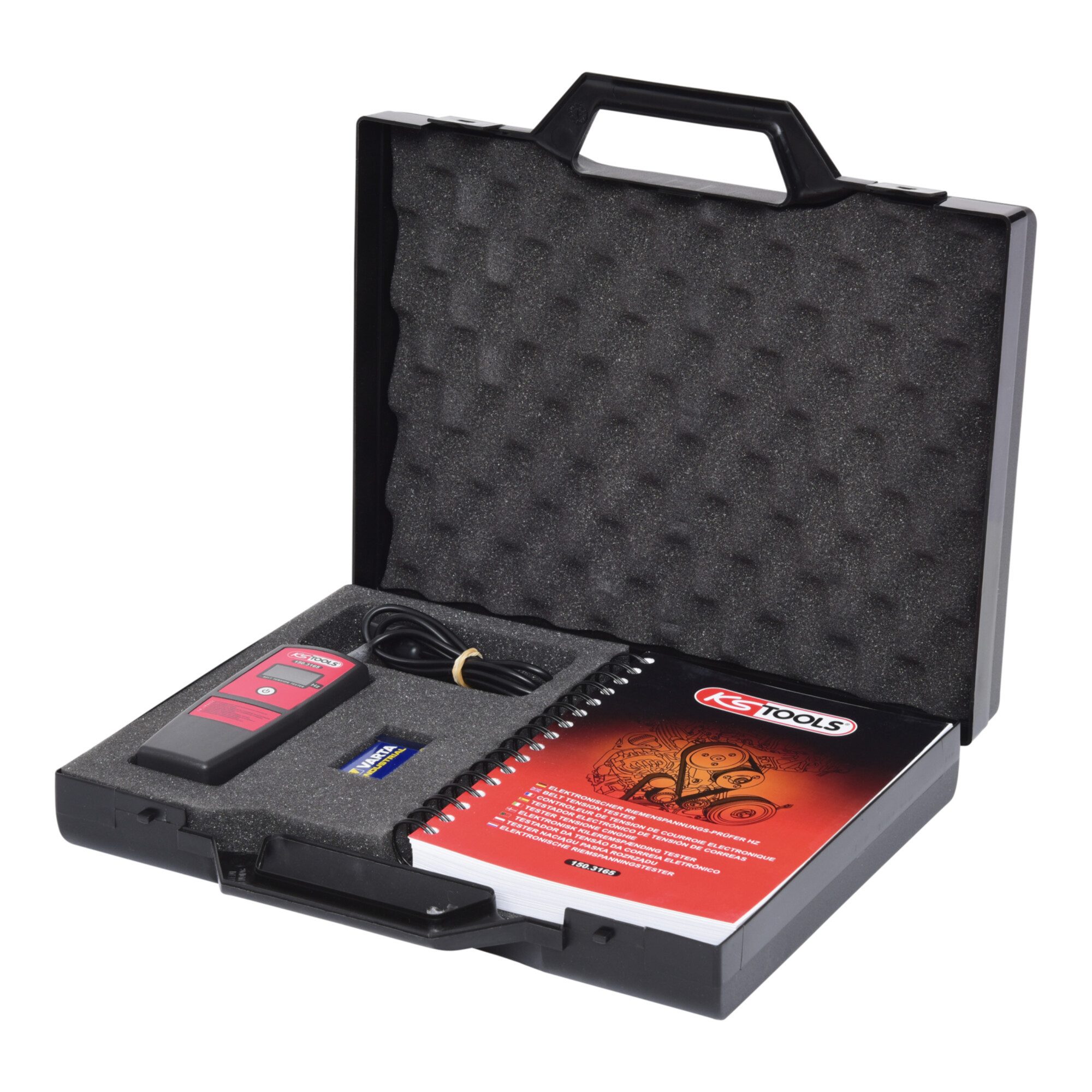 KS Tools Spannungsprüfer KS Tools Elektronischer Riemenspannungs-Prüfer HZ