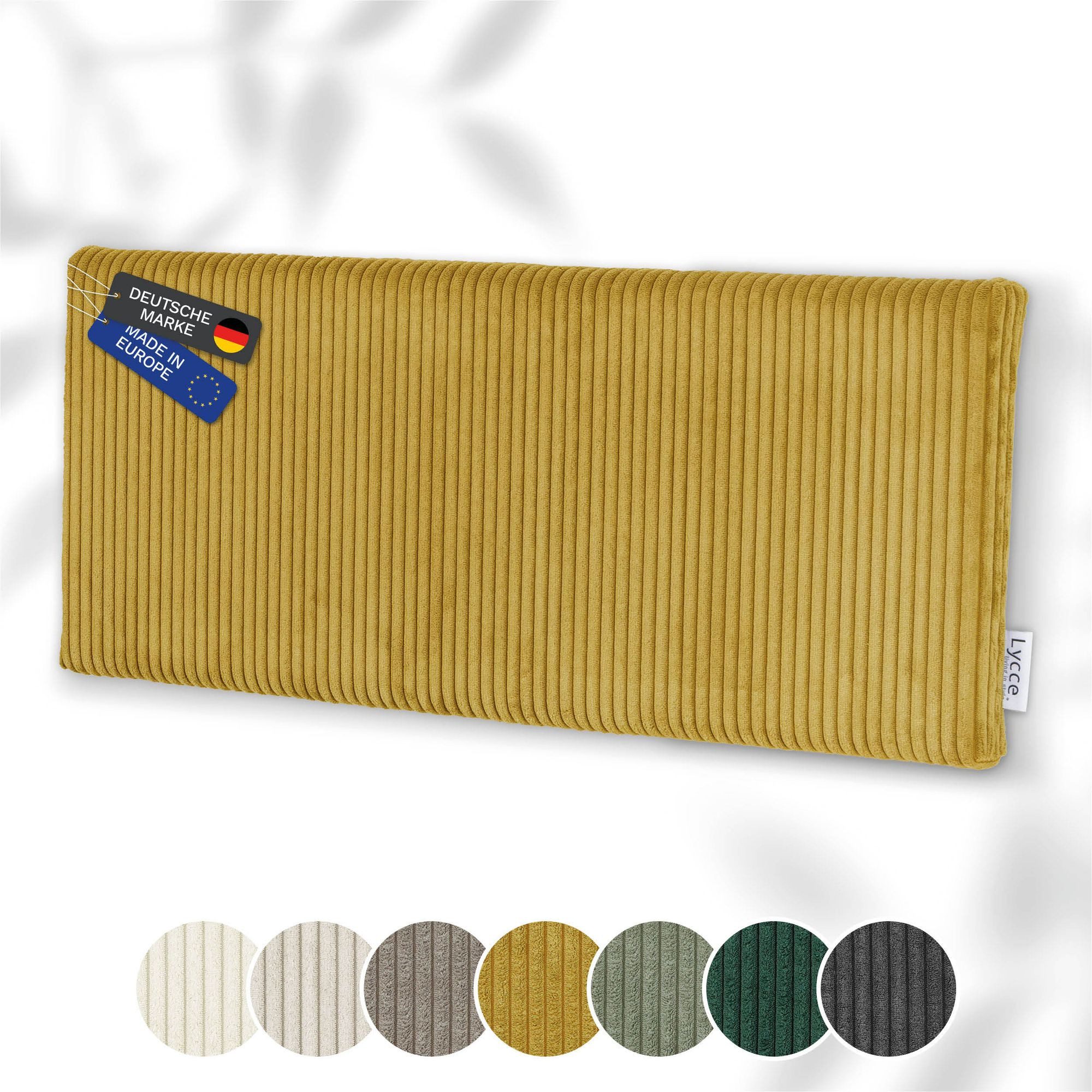 Lycce Kopfstütze Wandkissen Cord - Wandpolster Kopfteil Betten & Rückenkissen Sitzbank, (1 St)