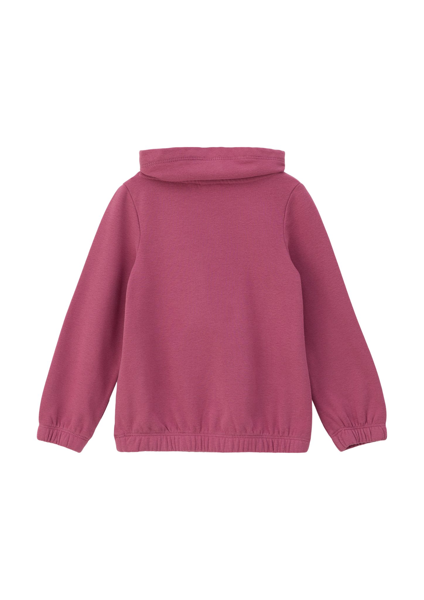 Glitzer Schalkragen mit pink Pailletten, Sweatshirt Sweatshirt s.Oliver