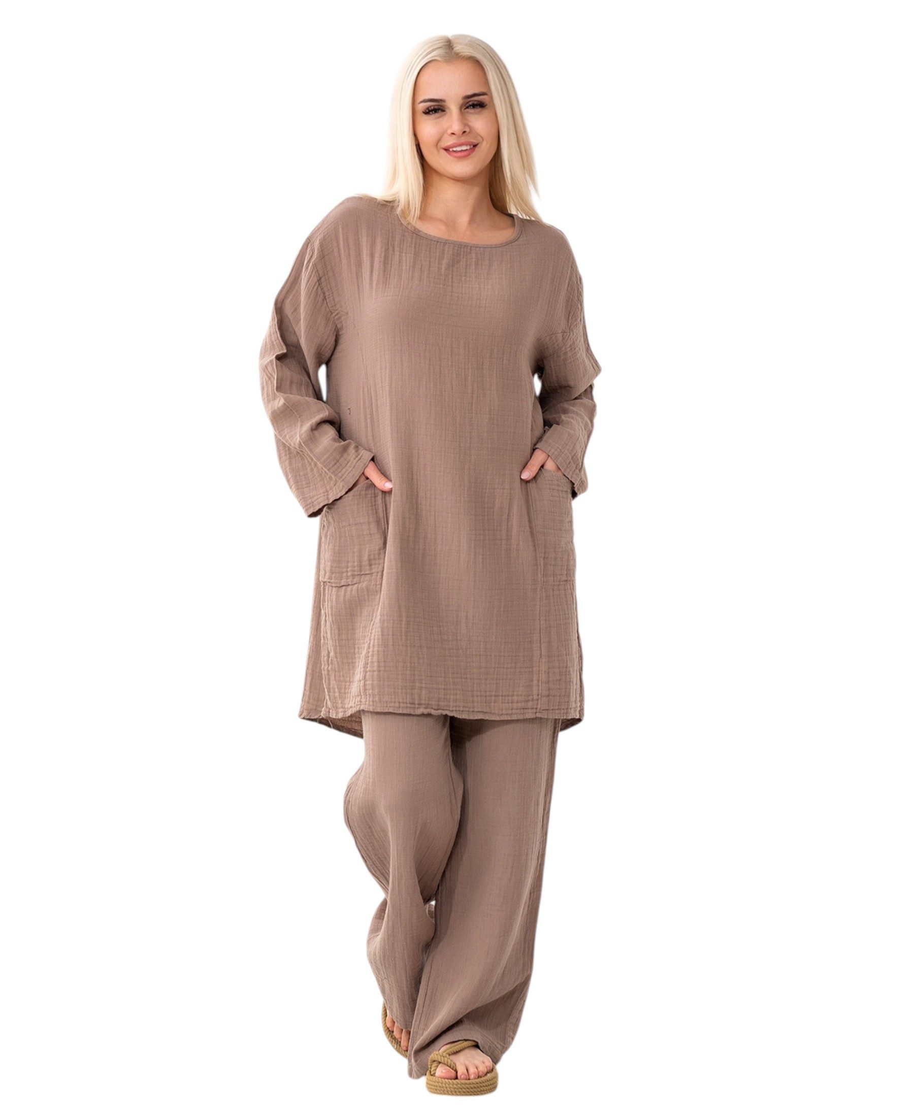 WENOR Schlupfbluse Oversize Musselin Einheitsgröße 34–44, günstig online kaufen