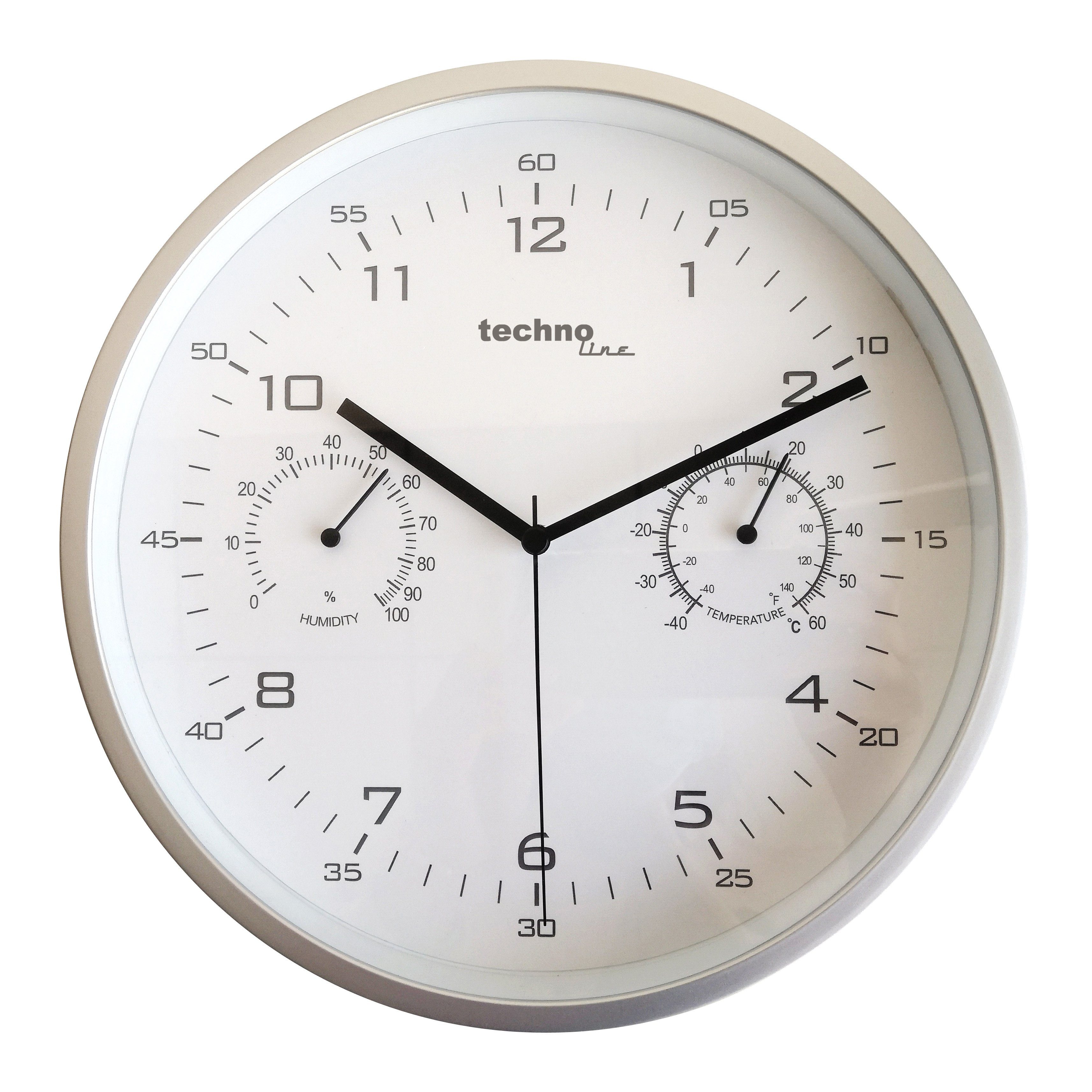 technoline Wanduhr WT 653 (mit Temperatur- und Luftfeuchteanzeige) günstig online kaufen