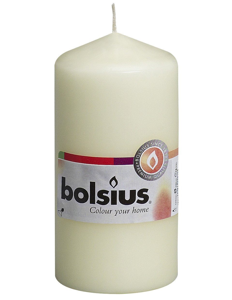 Bolsius Stumpenkerze Bolsius Stumpenkerze elfenbein, Höhe günstig online kaufen