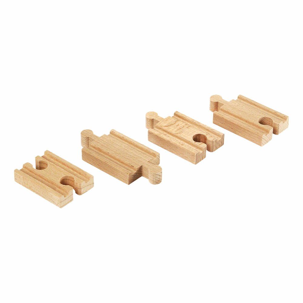 BRIO® Schienenerweiterungs-Set Gerade Mini-Gleise 4-tlg.