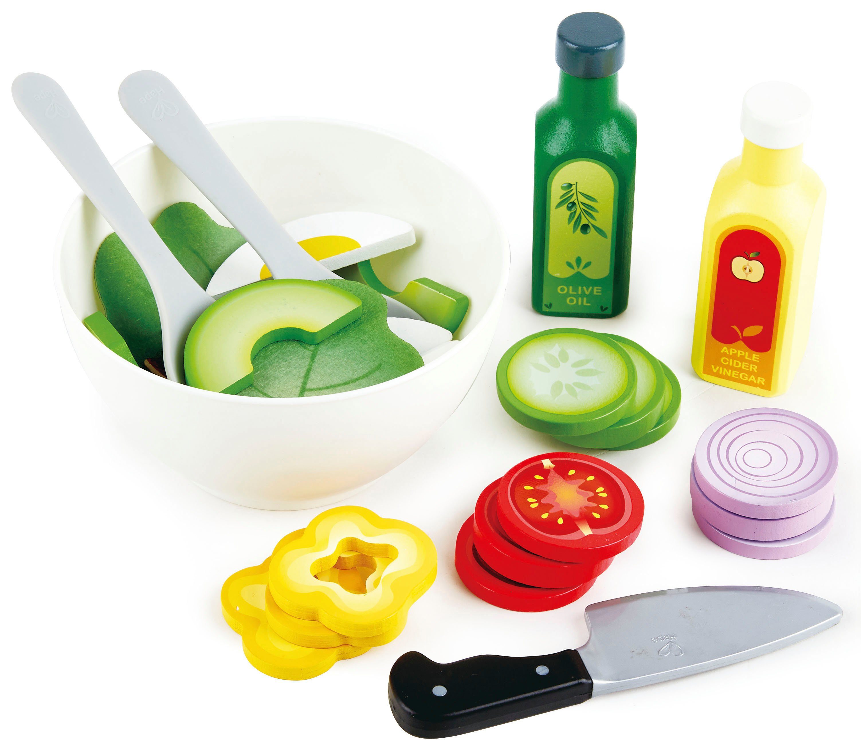 Hape Spiellebensmittel Salat-Set, FSC®- schützt Wald - weltweit