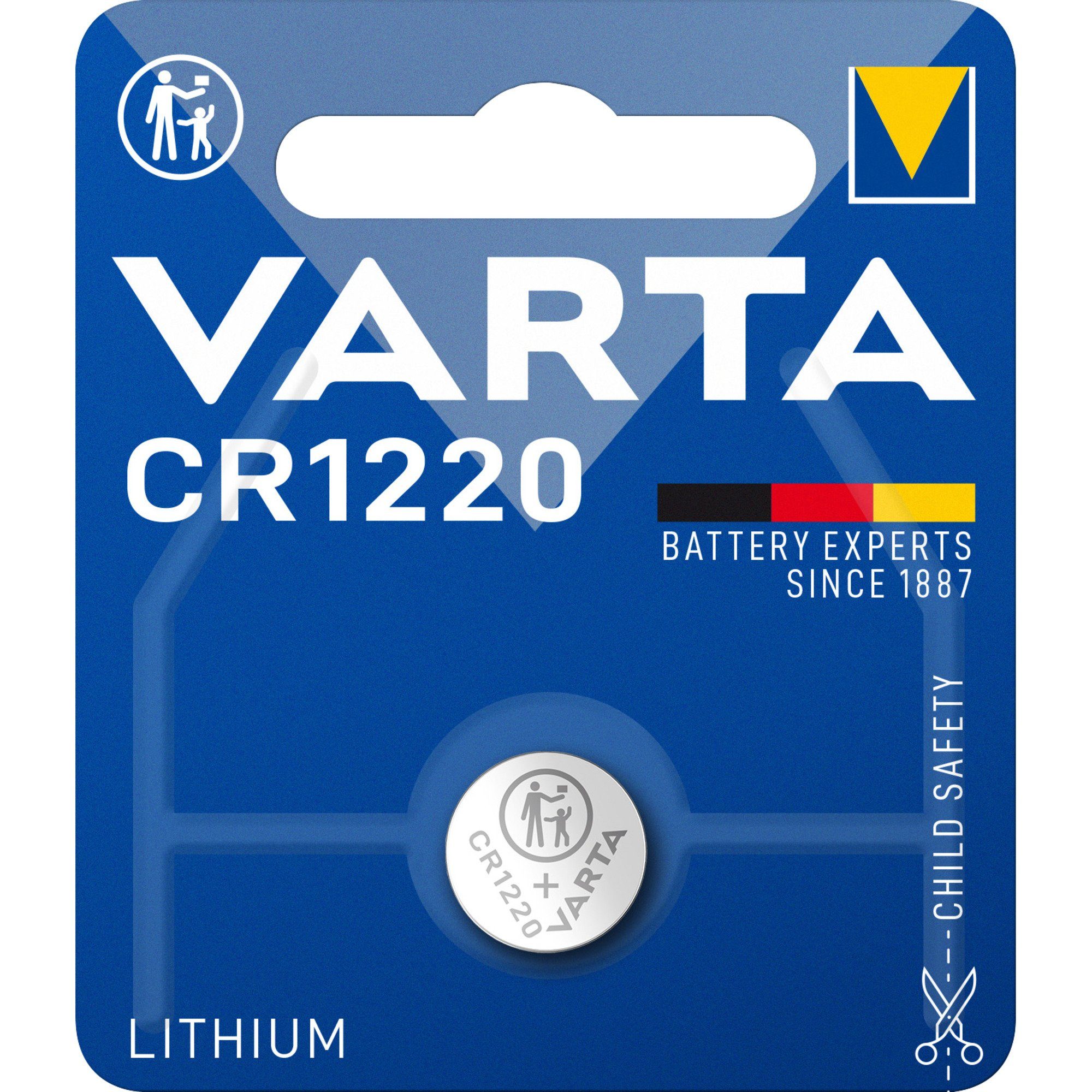 VARTA Professional CR1220, 1 Stück Batterie