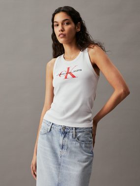 Calvin Klein Jeans Tanktop ARCHIVAL MONOLOGO RIB TANK mit Logomarkenlabel
