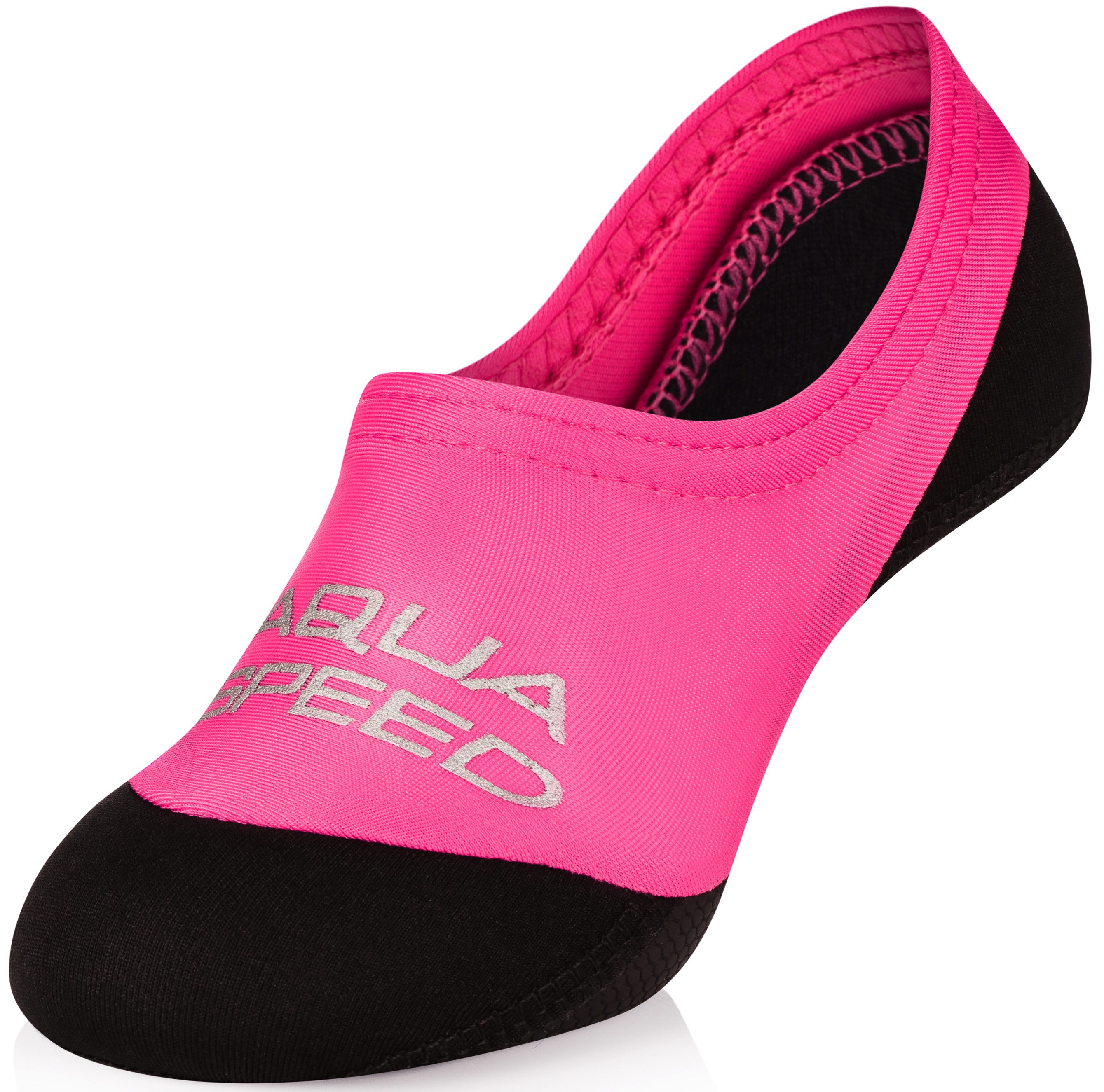 Aqua Speed Schwimm-Wassersocken Damen 36/37 – Perfekter Grip für SUP & Tauchen Wasserschuh (Elastische Neopren-Socken – flexibel & angenehm, Neopren Wassersocken Schwimmaccessoires) Strandsocken in Pink – Sicherer Halt & schnelltrocknend