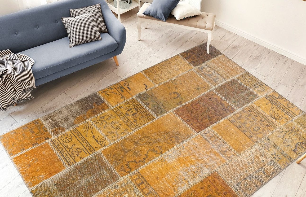me gusta Teppich Faye 525, rechteckig, Höhe: 6 mm, Flachgewebe, gedrucktes Motiv, Wohnzimmer, Esszimmer