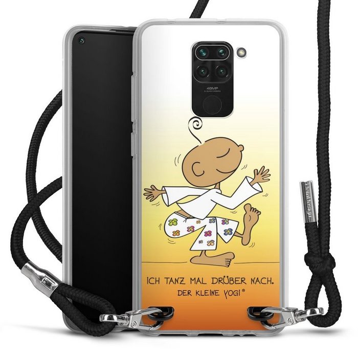 DeinDesign Handyhülle Der kleine Yogi Tanzen Sprüche Tanz mal drüber - Der kleine Yogi Xiaomi Redmi Note 9 Handykette Hülle mit Band Case zum Umhängen