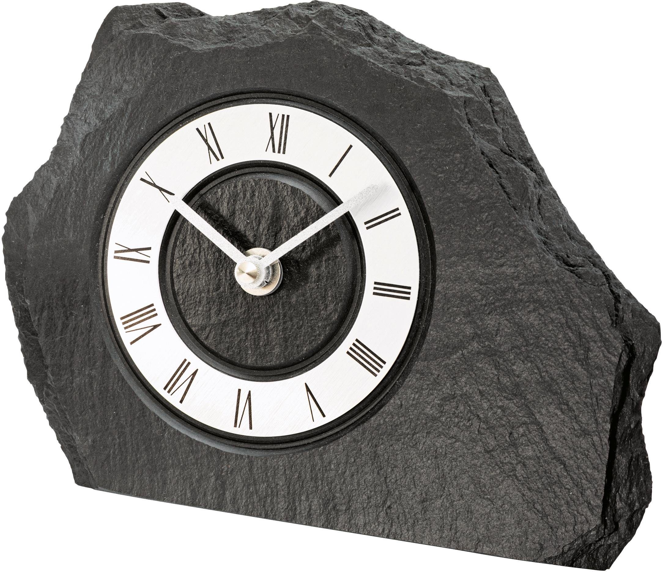 AMS 1232 Wortuhr Im Design-Look | 20 X 20 Cm, LED-Anzeige | Moderne Tischuhr Mit Netzteil