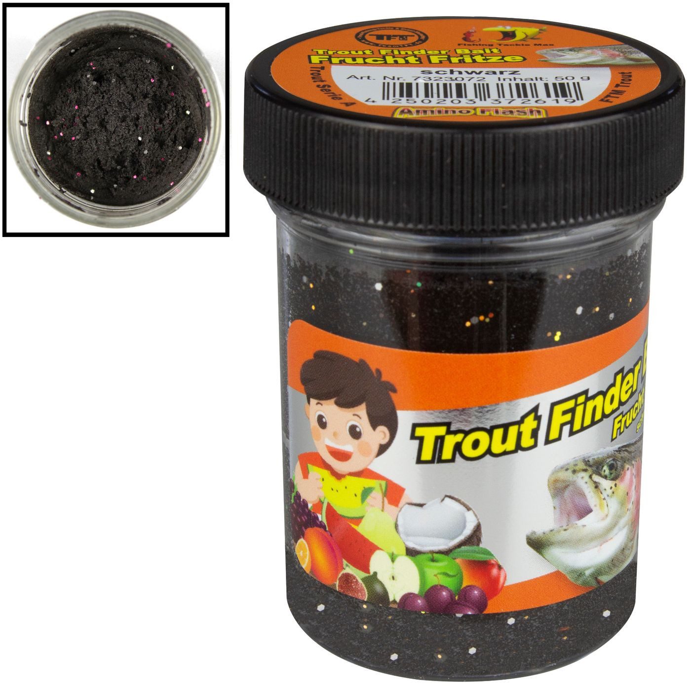 Fishing Tackle Max Kunstköder FTM Forellenteig schwimmend - 50g Forellenpaste