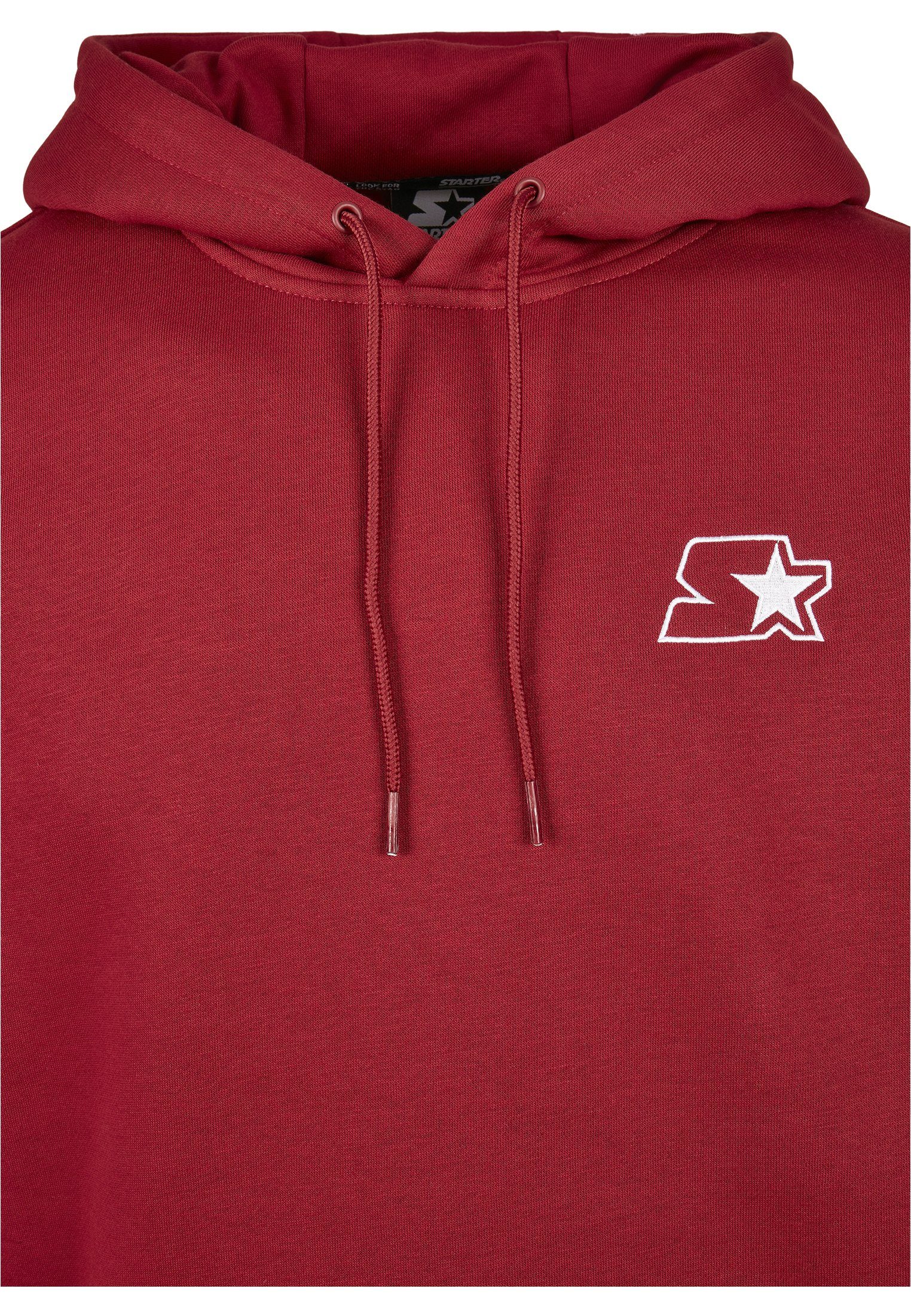 Starter Small Starter Label (1-tlg) brick Hoody Starter Logo red Herren Black Hoodie