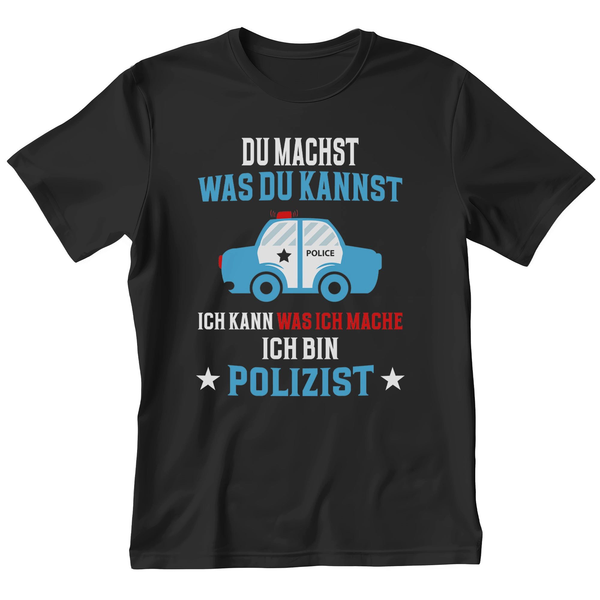 T-Shirt Polizist Geschenk Männer Spruch Beruf Ausbildung Studium