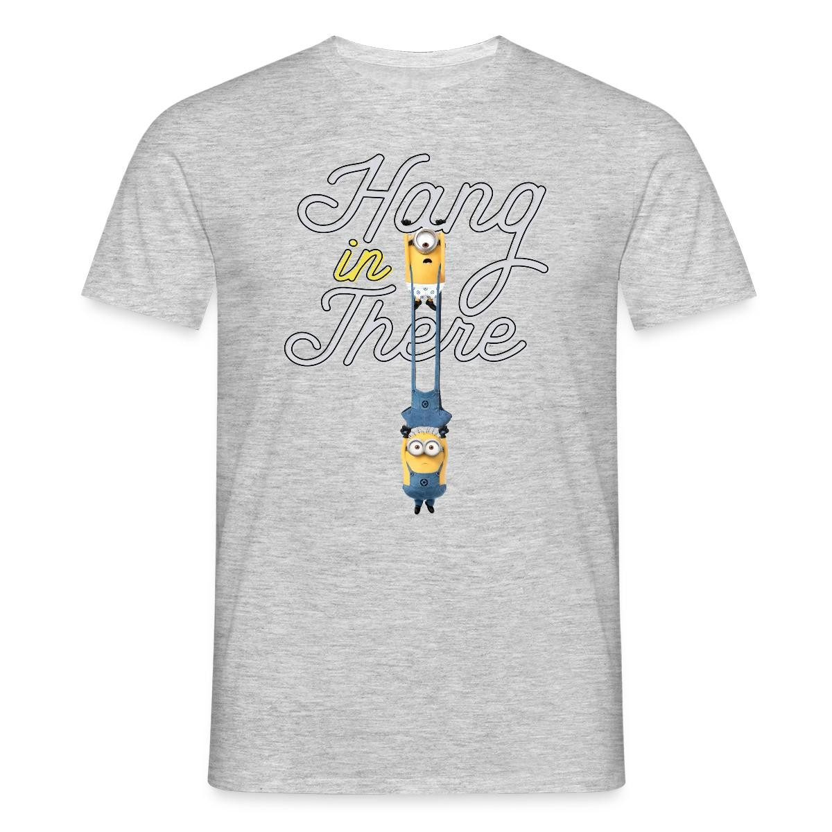 T-Shirt Minions Carl Und Phil Durchhalten Despicable Me Männer T-Shirt