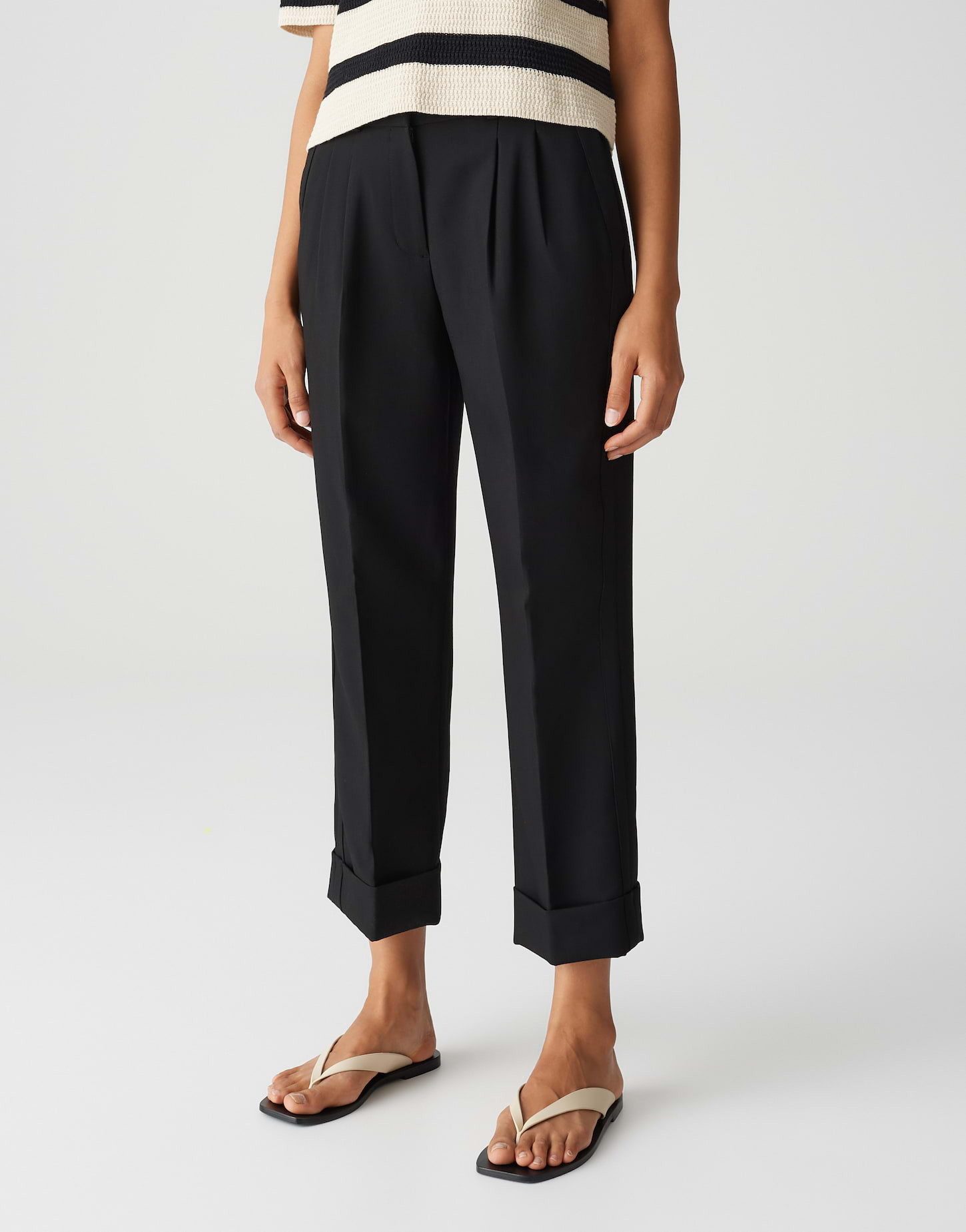 OPUS Bundfaltenhose Bundfaltenhose MALLON Relaxed mit Komfortbund günstig online kaufen