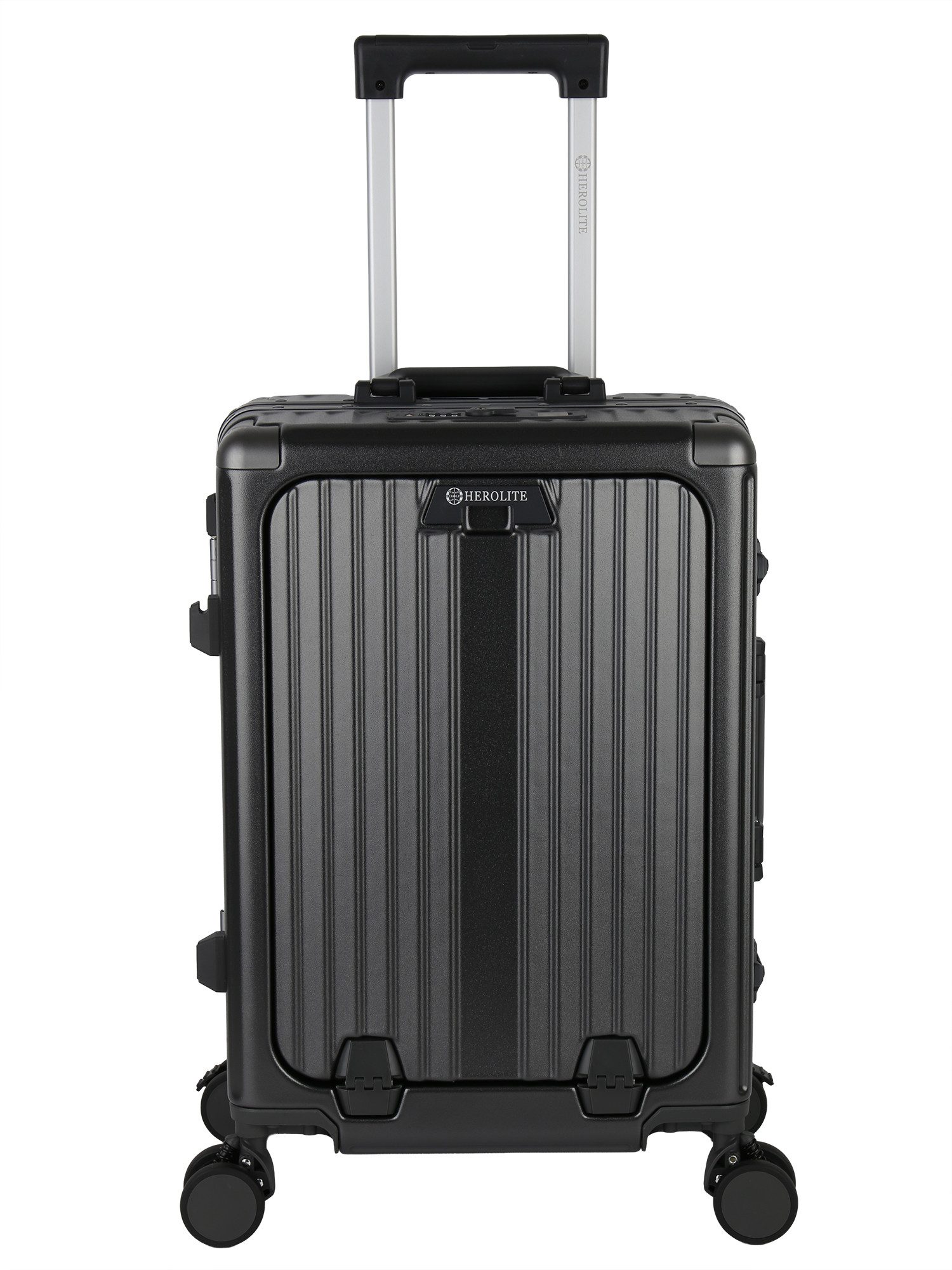 VAN HILL Hartschalen-Trolley 842209, 4 Rollen, Herolite Hartschalen-Trolley mit TSA-Schloss & 4 Doppelrollen