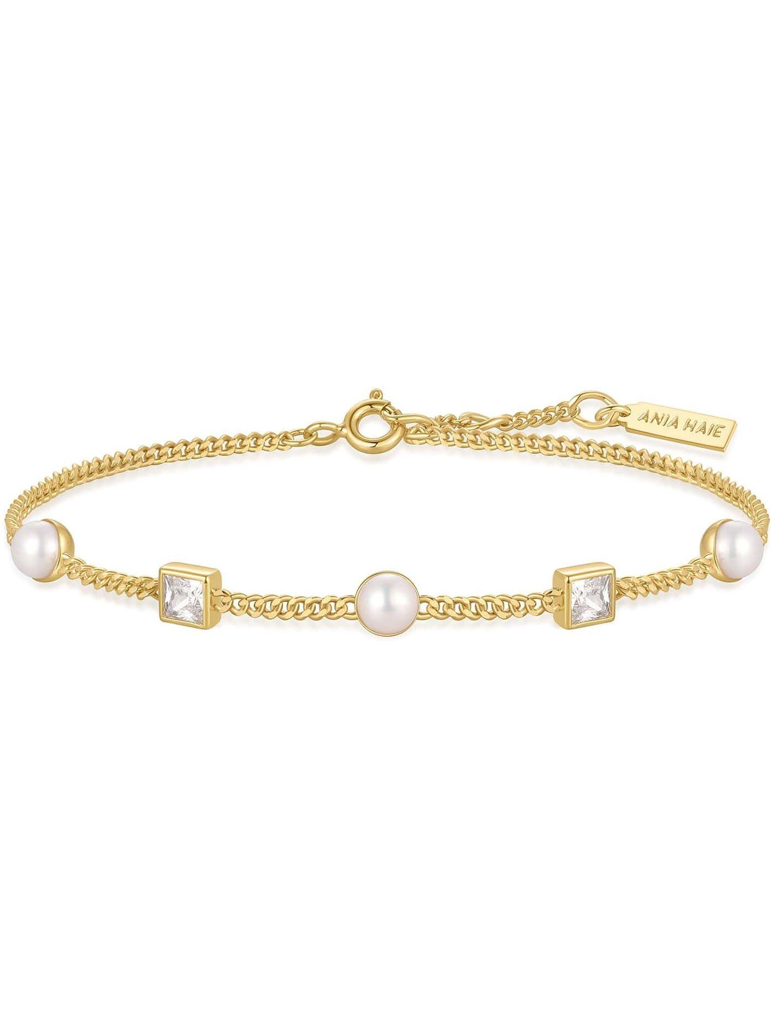 Armband Ania Haie Damen-Armband 925er Silber 2 Zirkonia
