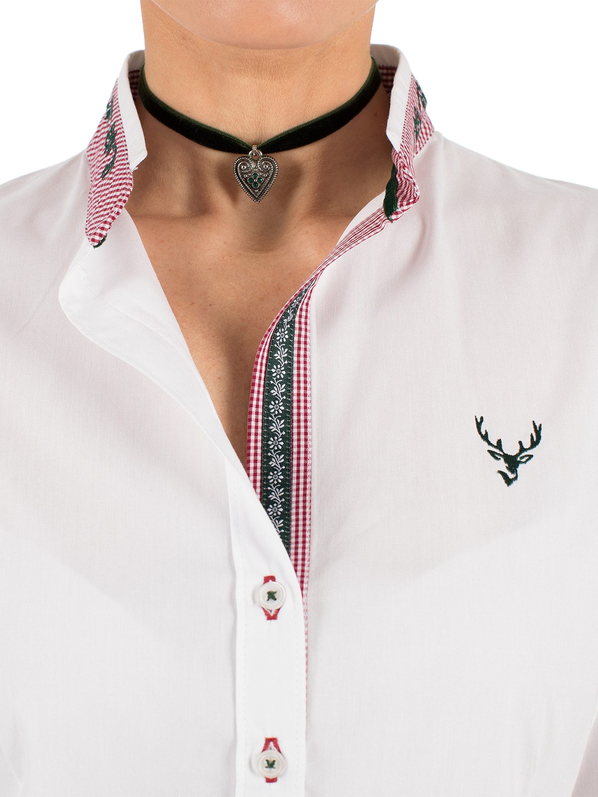 OS Trachten Trachtenbluse 450005-3684 (1-tlg) günstig online kaufen