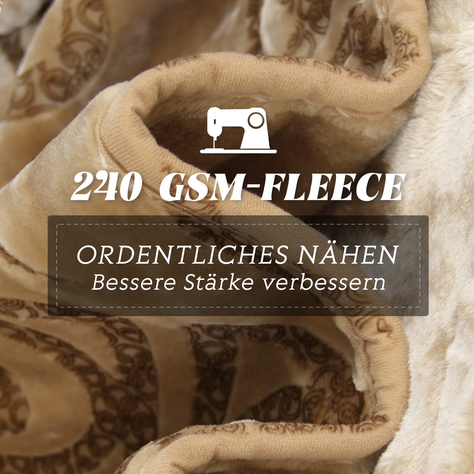 Wohndecke Kuscheldecke Flauschig 200x240 Warm Weiche Bettdecke Einfarbig, HOMELUX, Wohndecke, Kuscheldecke