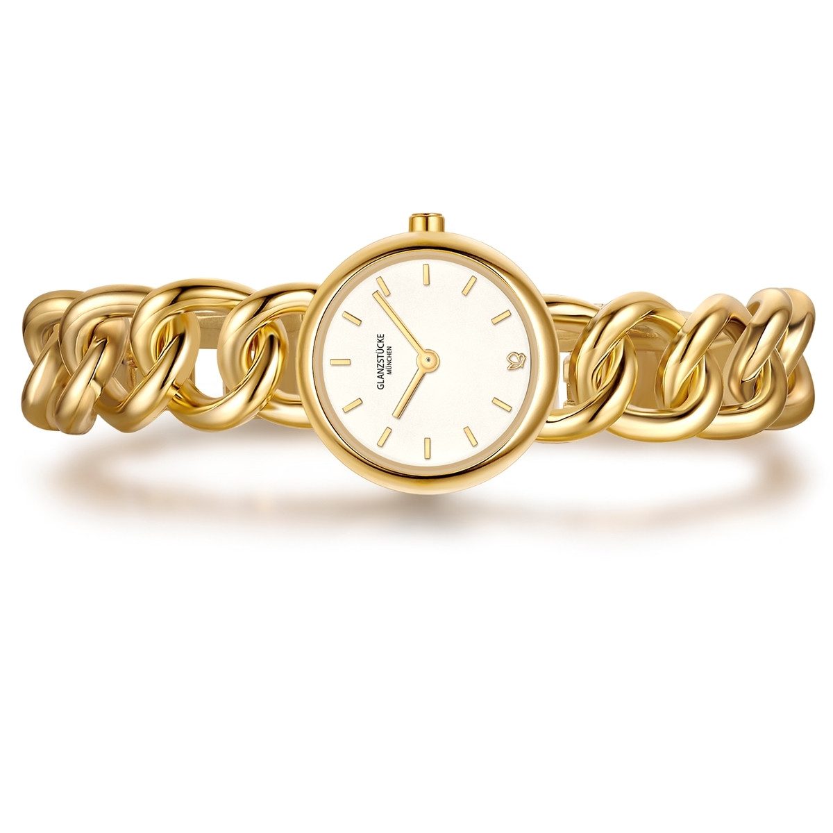 Glanzstücke München Quarzuhr gelbgold günstig online kaufen