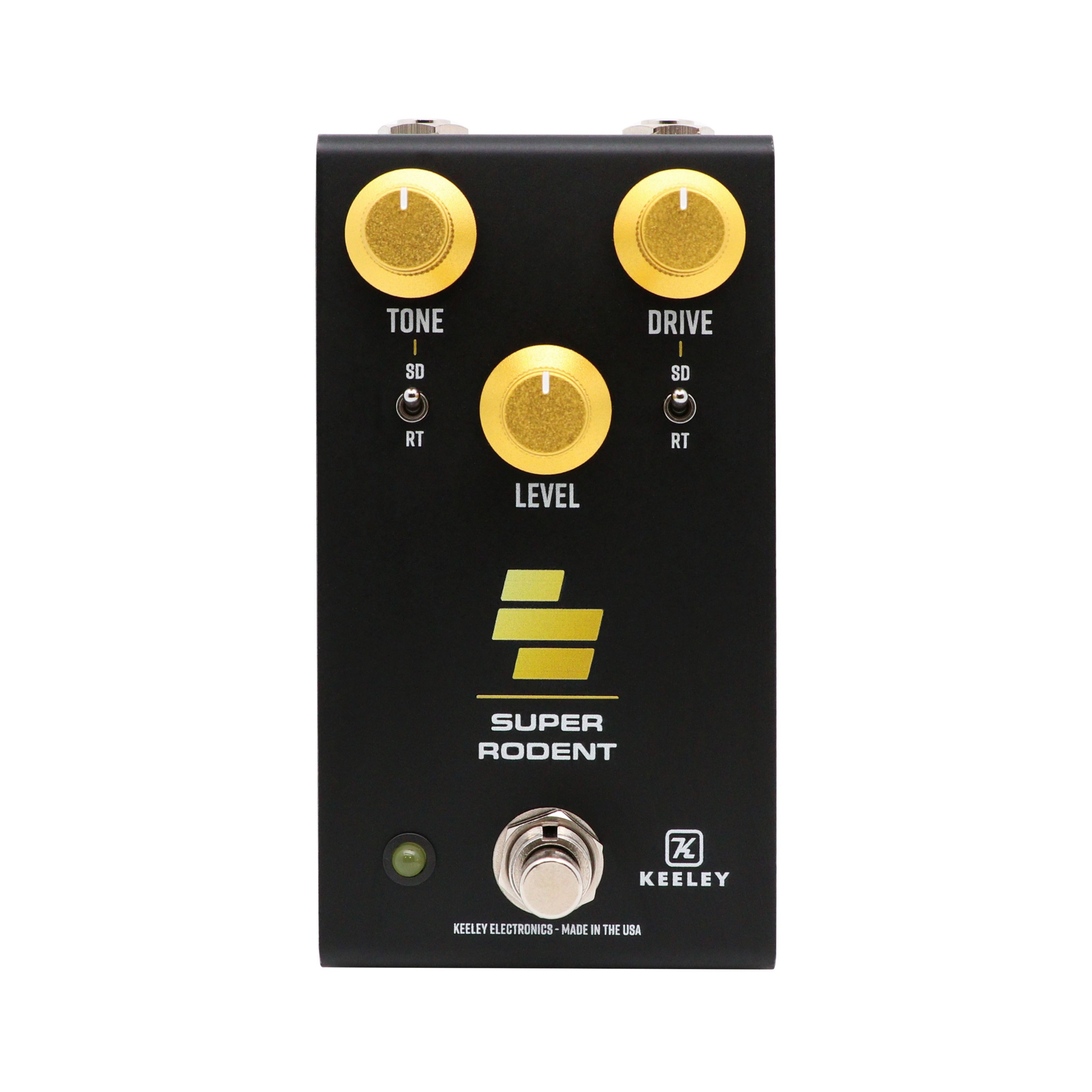 Keeley Musikinstrumentenpedal, (Effekte, Verzerrer), Super Rodent - Verzerrer für Gitarren