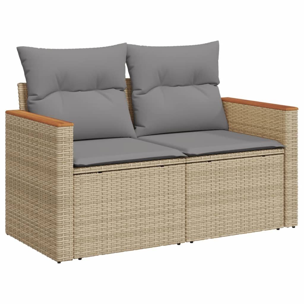 vidaXL Gartenlounge-Set 10-tlg. Garten-Sofagarnitur mit Kissen günstig online kaufen