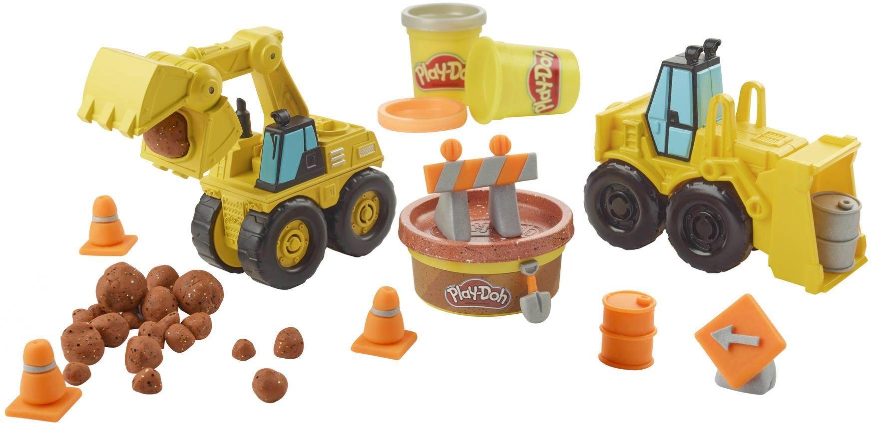Image of Hasbro Knete »Play-Doh Wheels Bagger & Schaufellader«