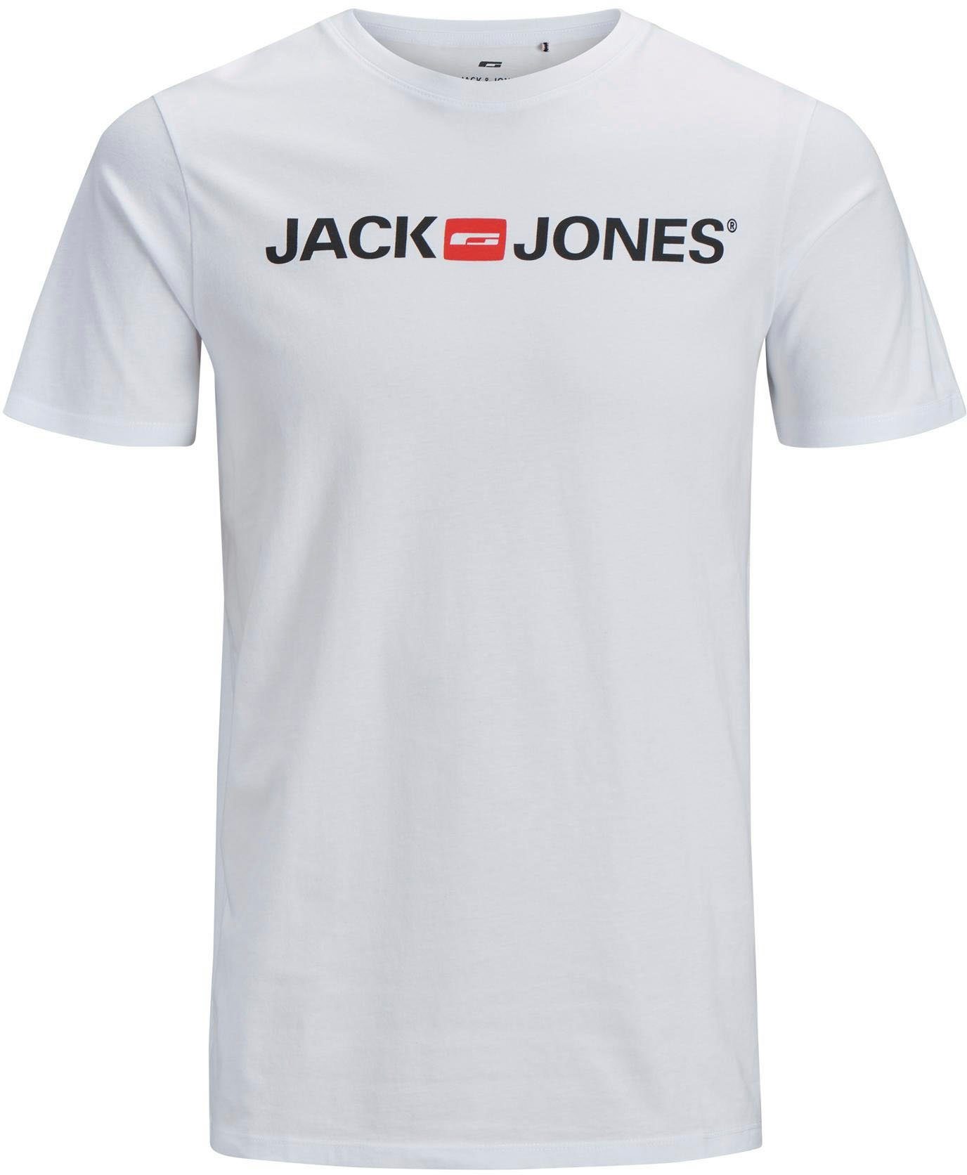 Rundhalsshirt 3JJECORP LOGO TEE SS CREW NECK 3PKMP NOOS